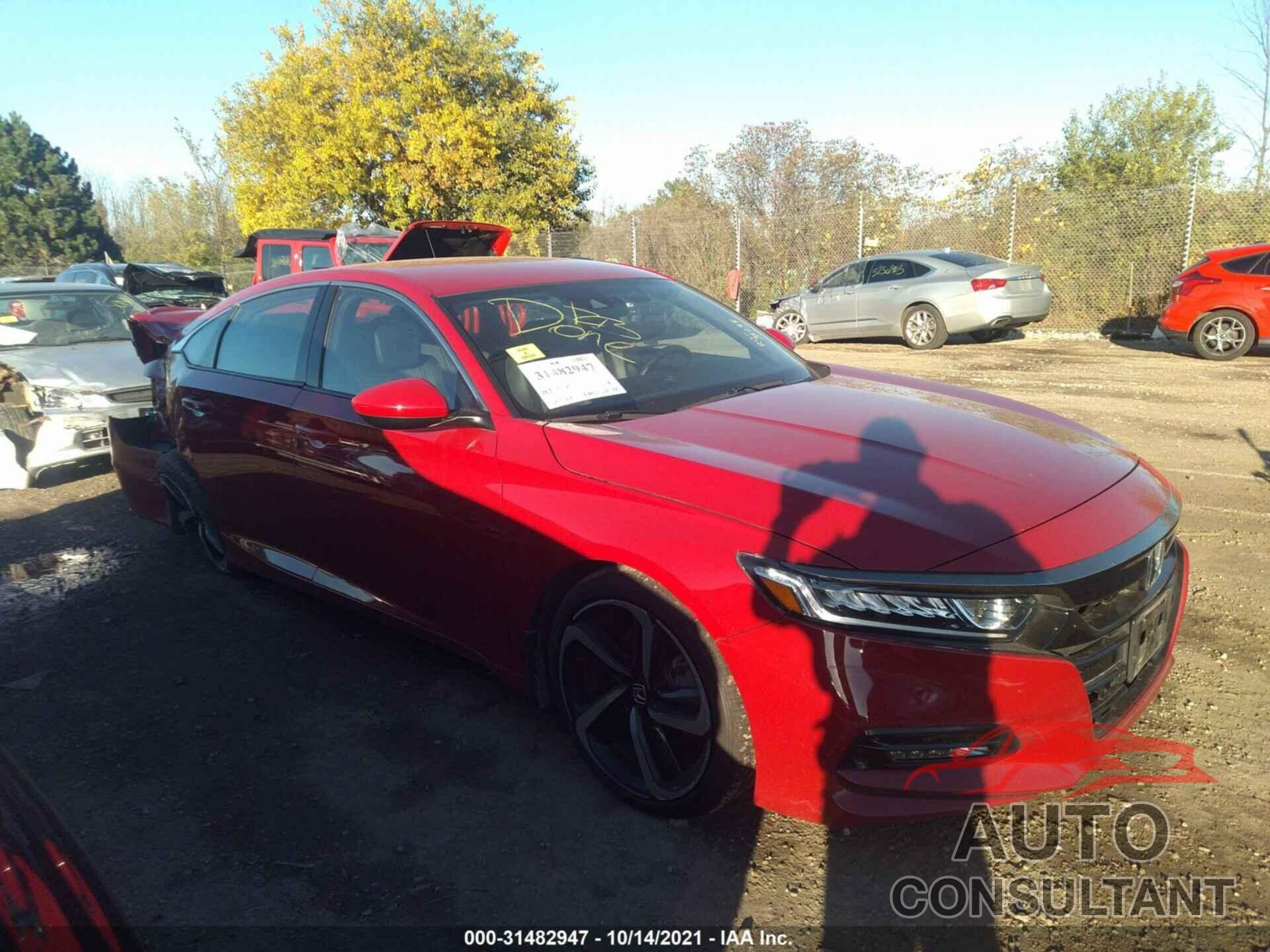 HONDA ACCORD SEDAN 2019 - 1HGCV1F30KA165342