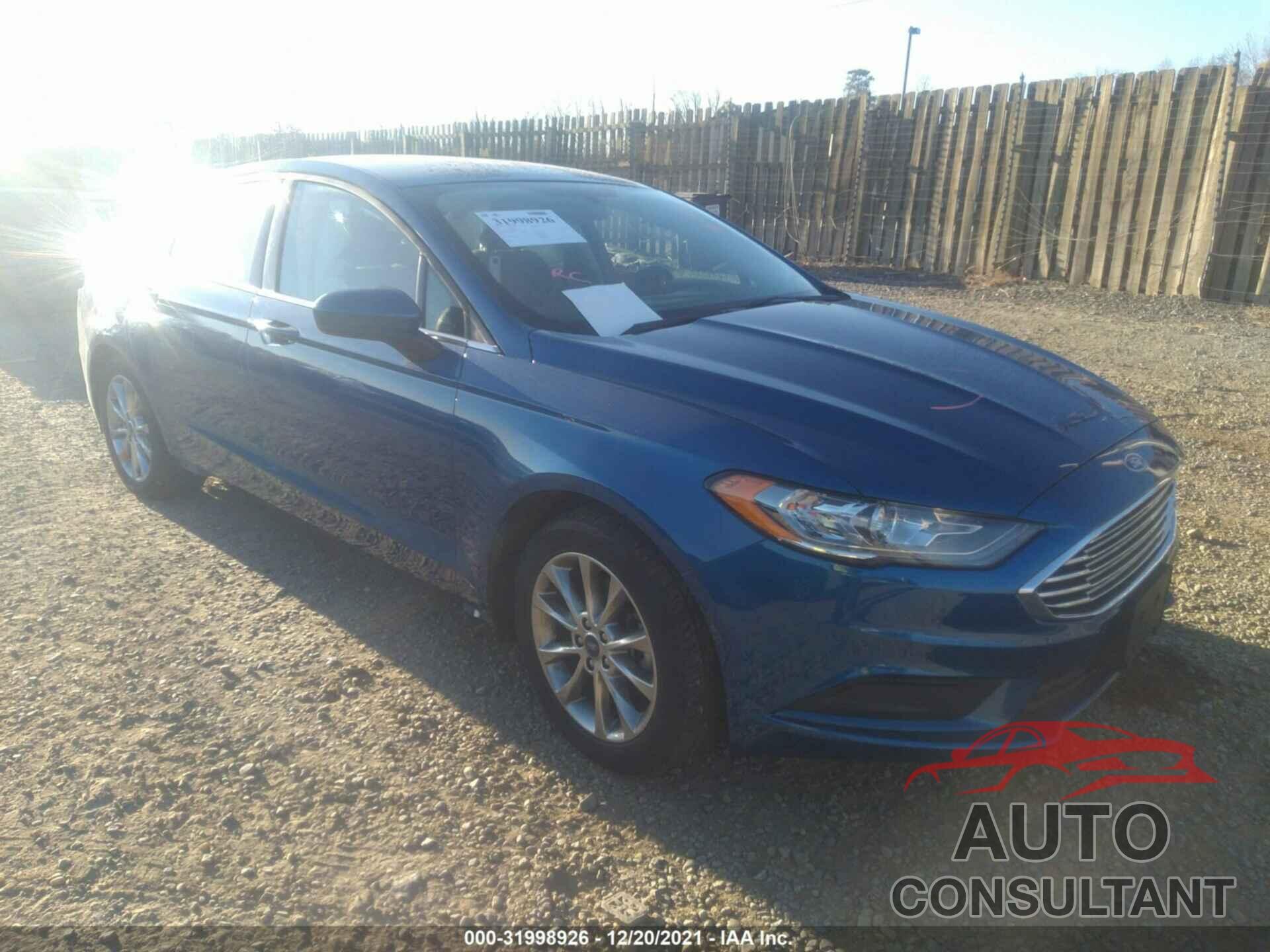FORD FUSION 2017 - 3FA6P0H7XHR235675