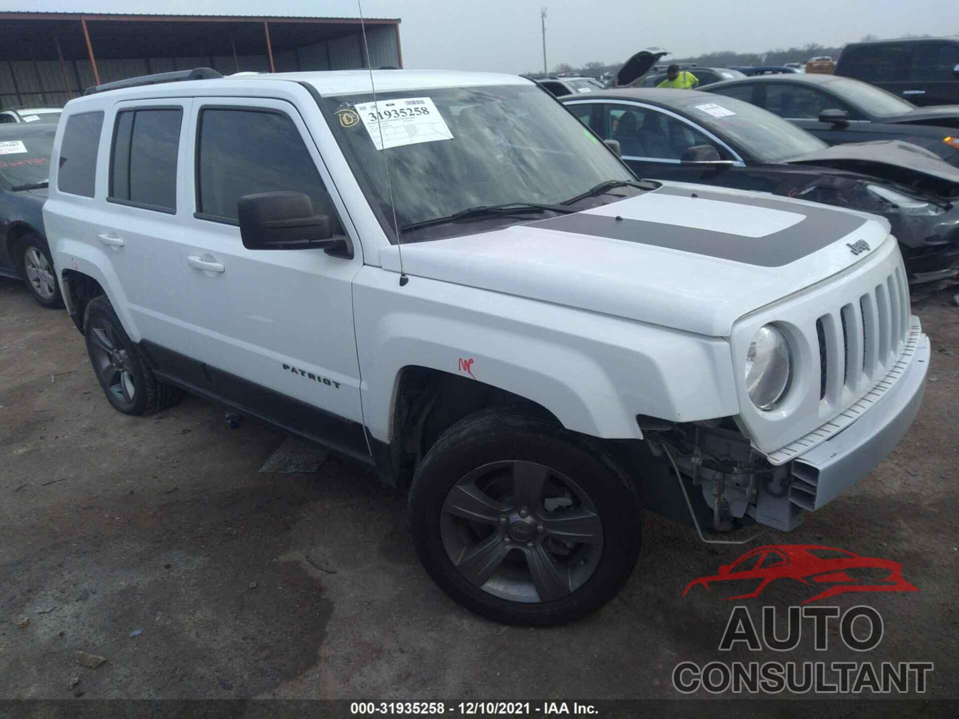 JEEP PATRIOT 2016 - 1C4NJPBA9GD706467