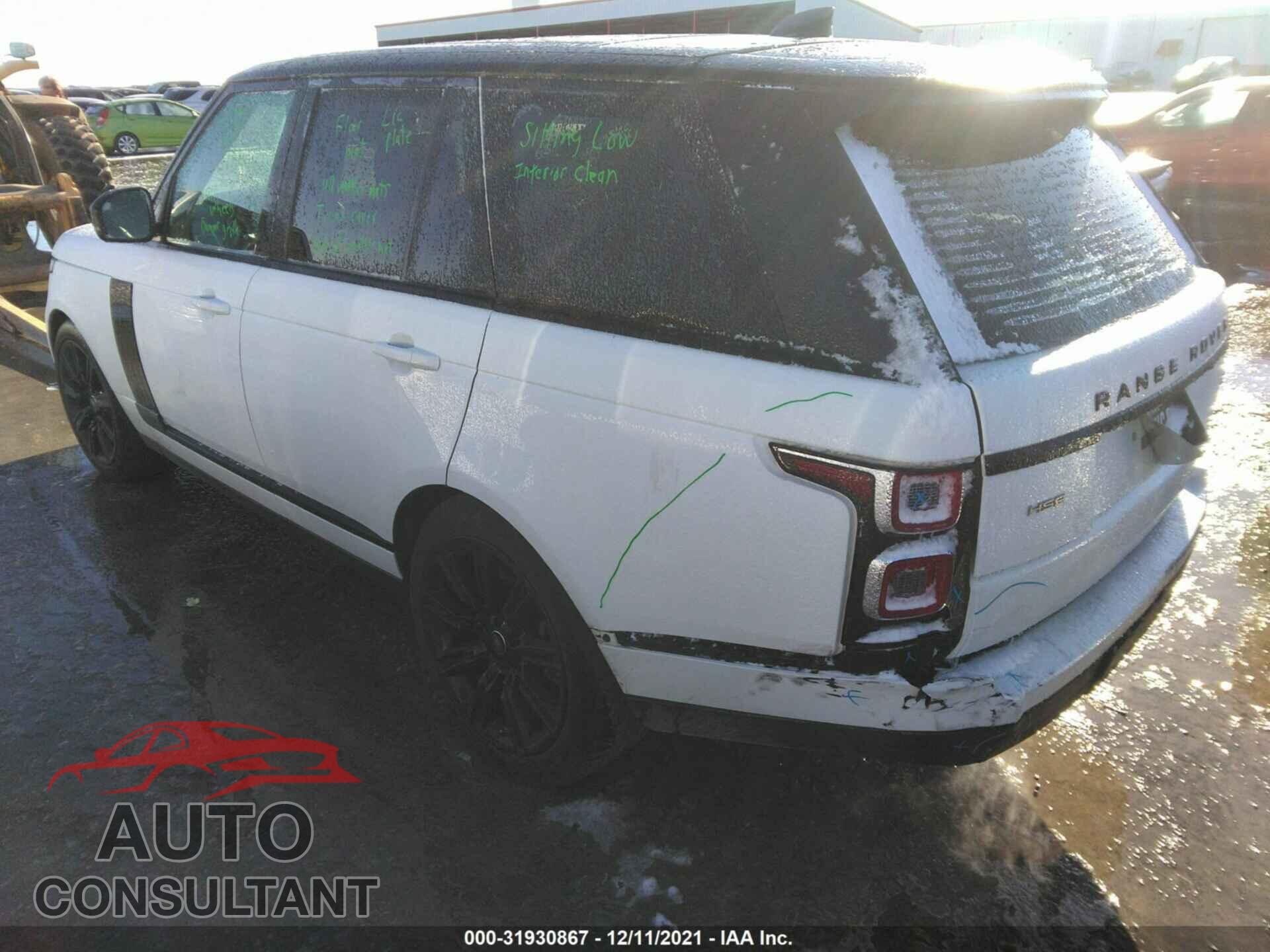 LAND ROVER RANGE ROVER 2018 - SALGS2SV3JA512918