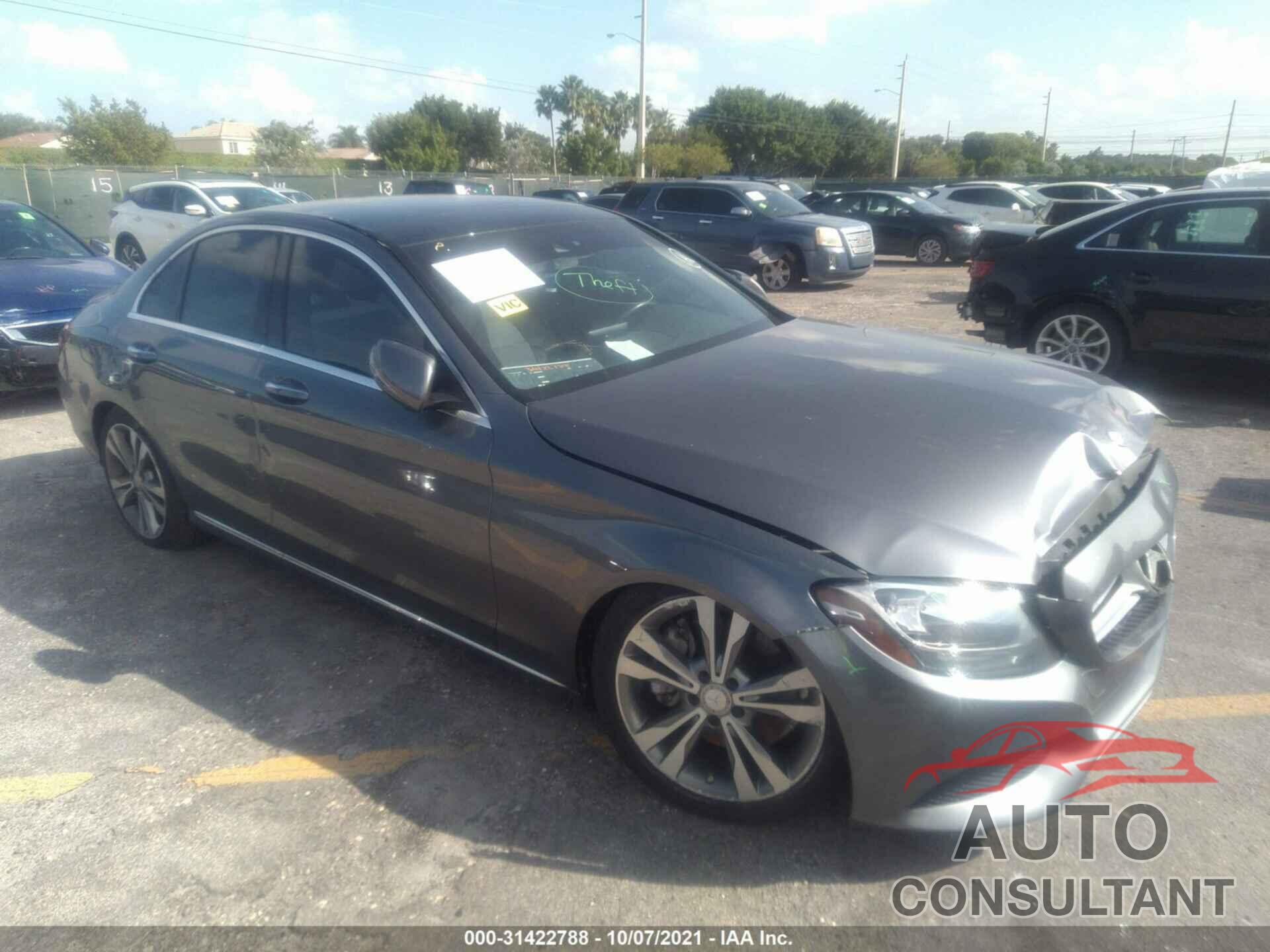MERCEDES-BENZ C-CLASS 2017 - WDDWF4JB2HR230376