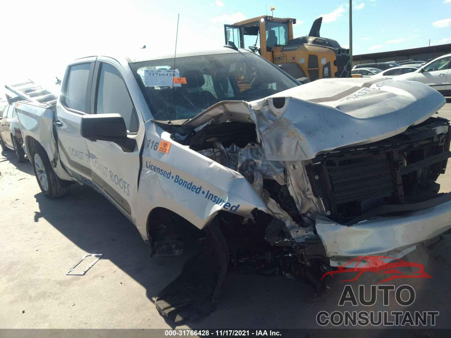 CHEVROLET SILVERADO 1500 2021 - 3GCPWBEK7MG217856
