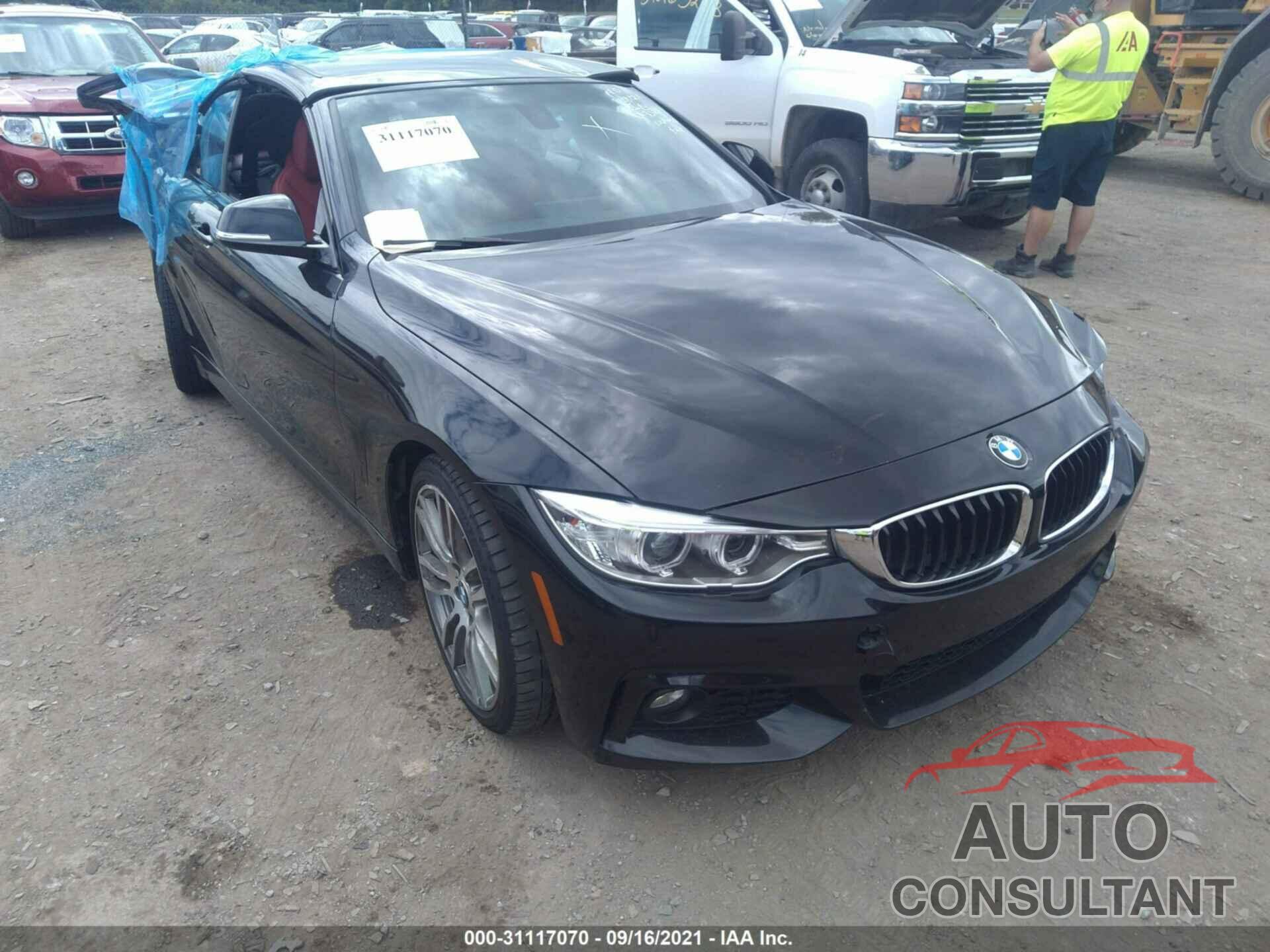 BMW 4 SERIES 2017 - WBA4U7C50H5D43380