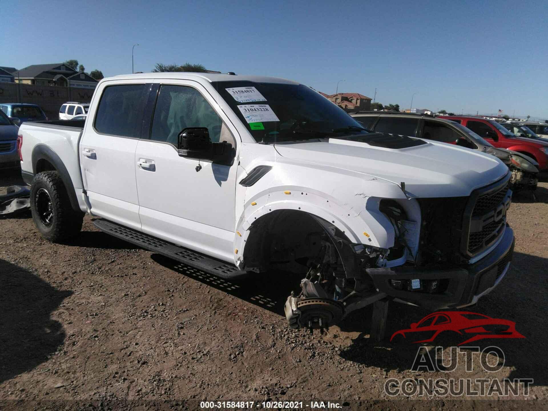 FORD F-150 2018 - 1FTFW1RG1JFB86452