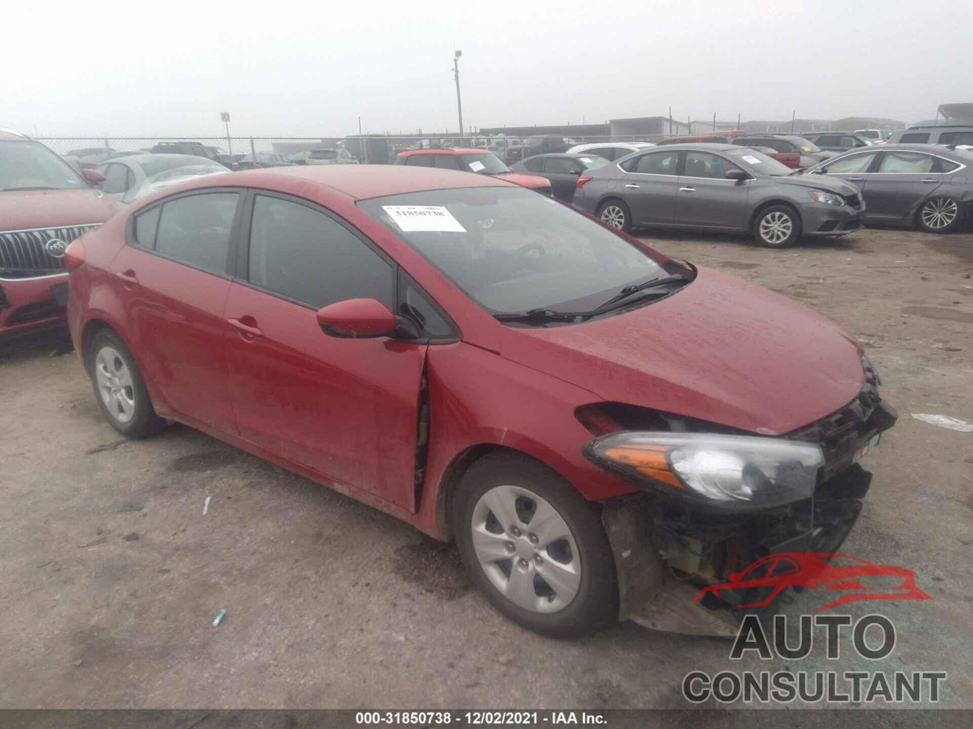 KIA FORTE 2016 - KNAFK4A63G5607647