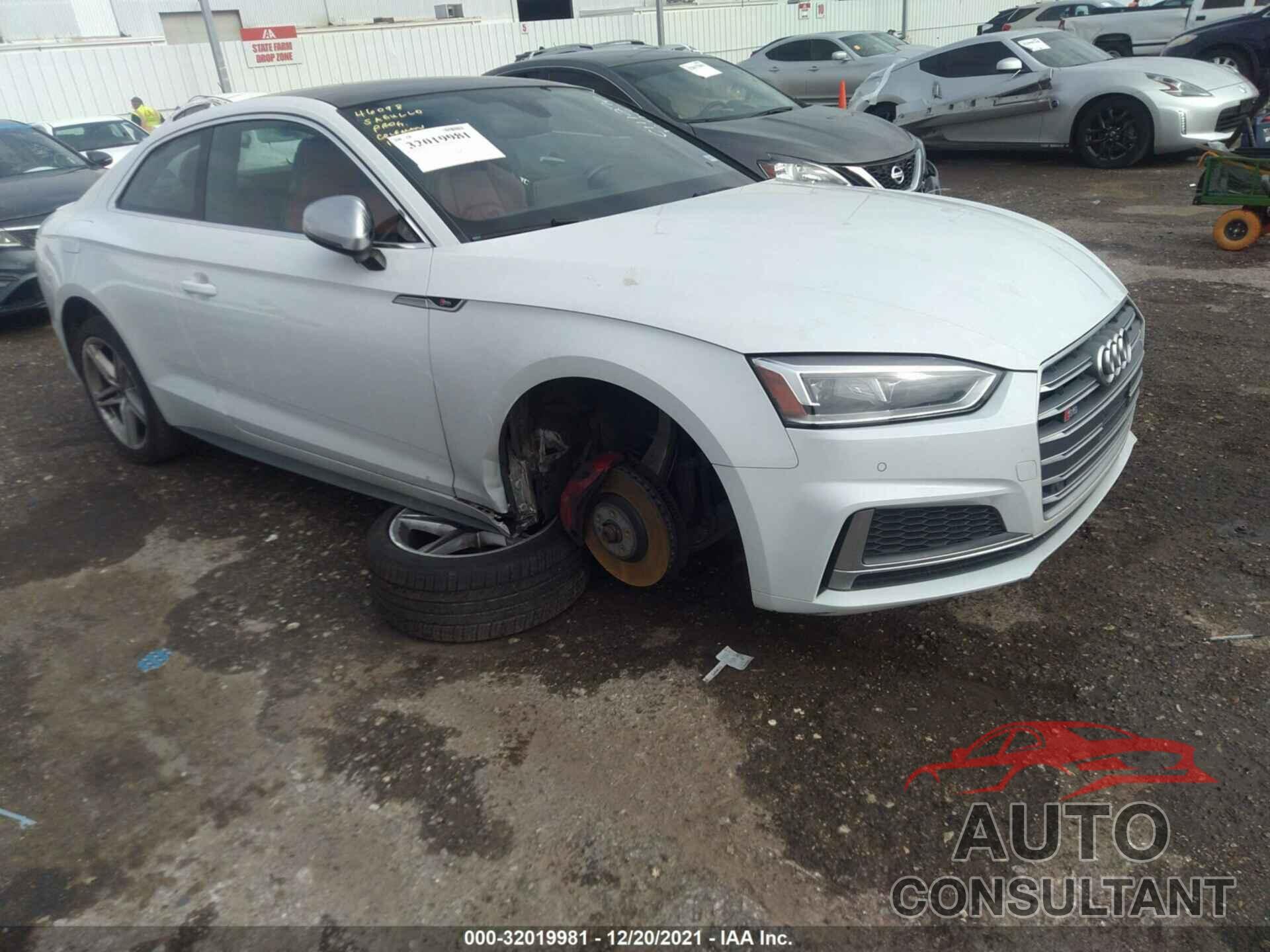 AUDI S5 COUPE 2018 - WAUP4AF5XJA053325