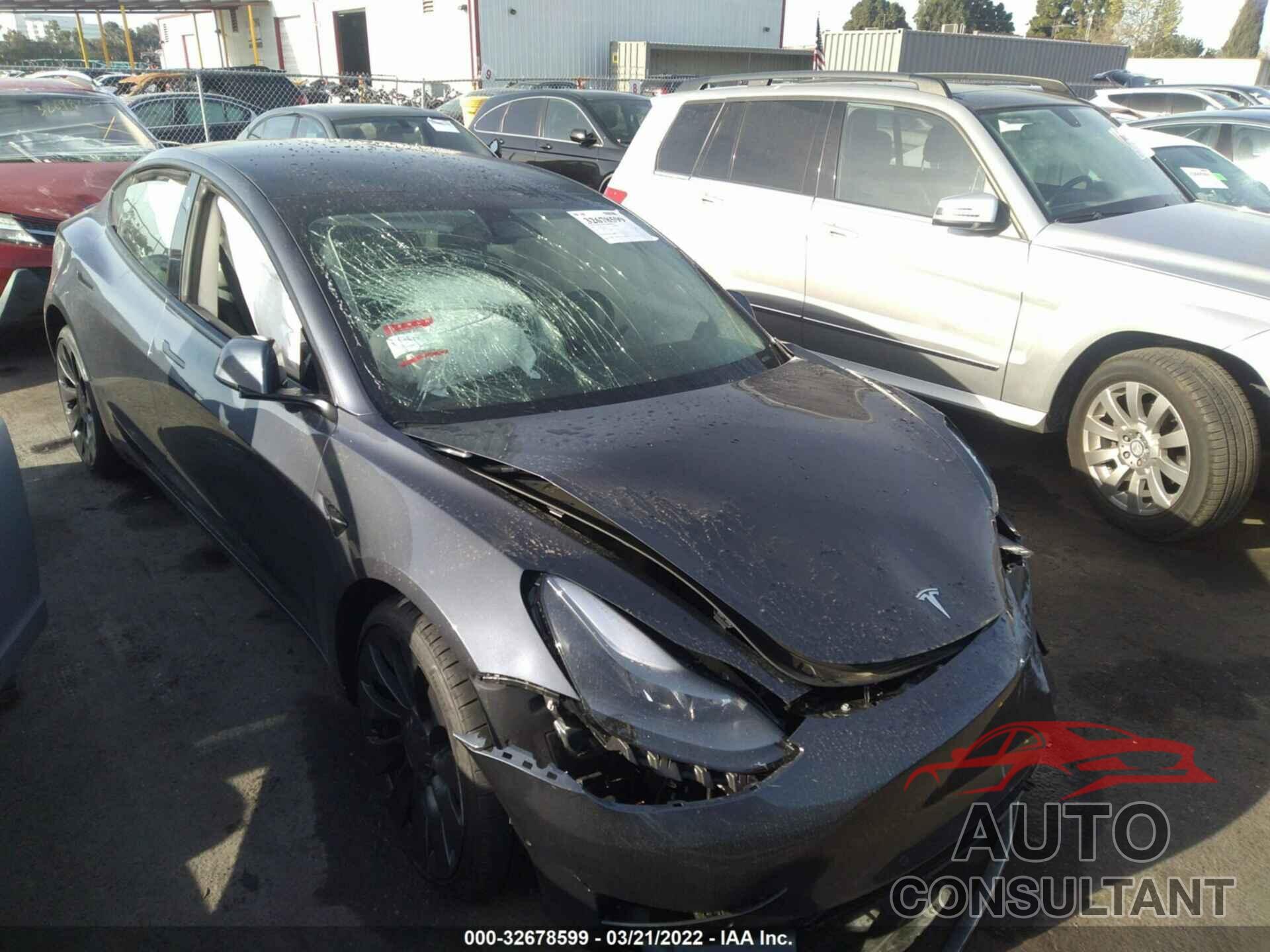 TESLA MODEL 3 2021 - 5YJ3E1EC8MF094837