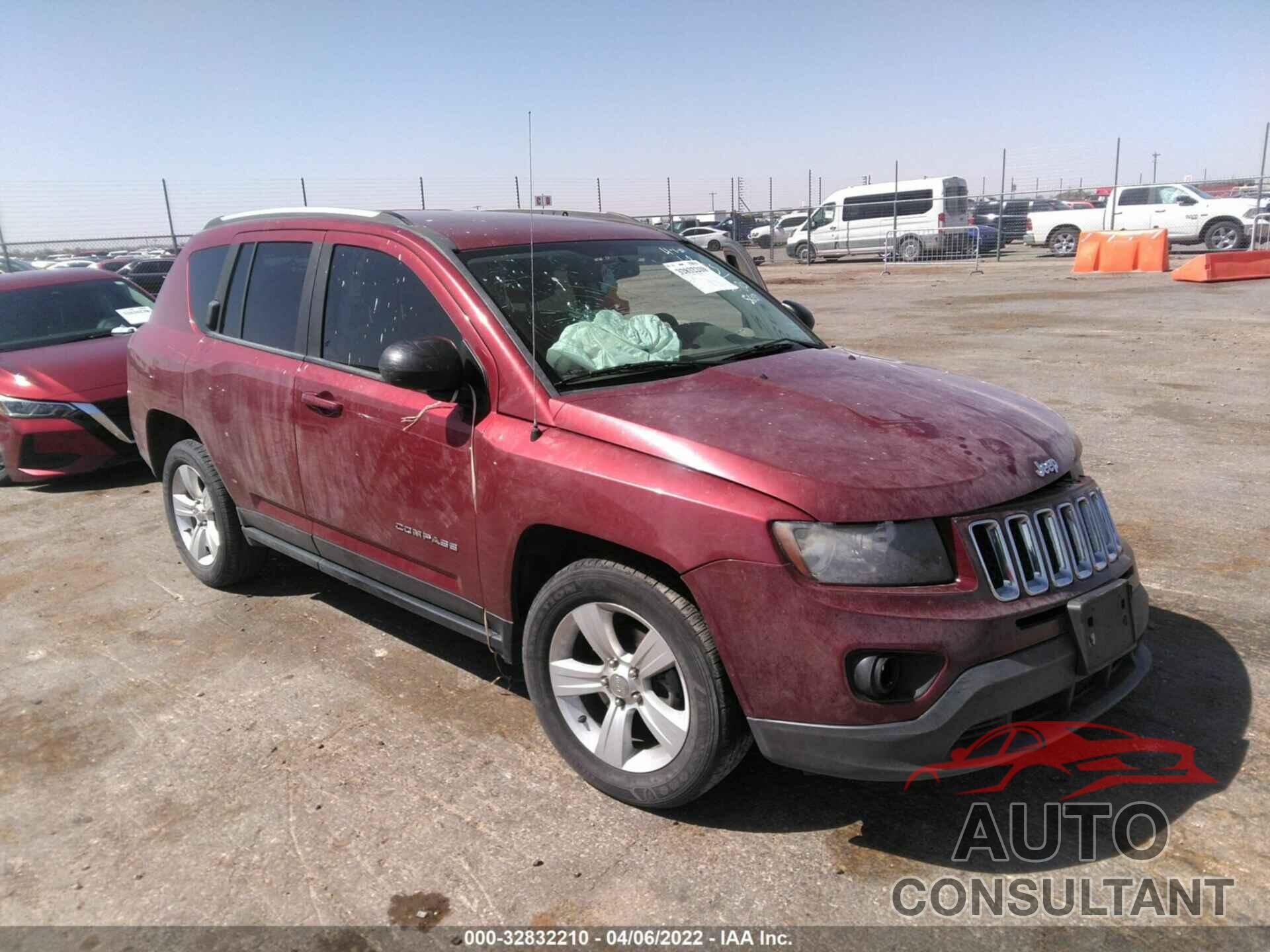JEEP COMPASS 2016 - 1C4NJDBBXGD501795