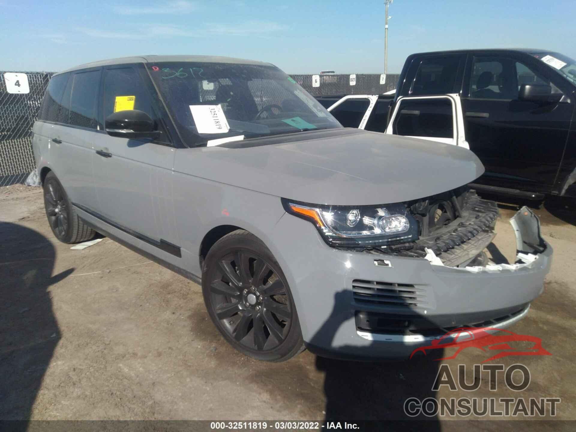 LAND ROVER RANGE ROVER 2017 - SALGS2FE6HA356362