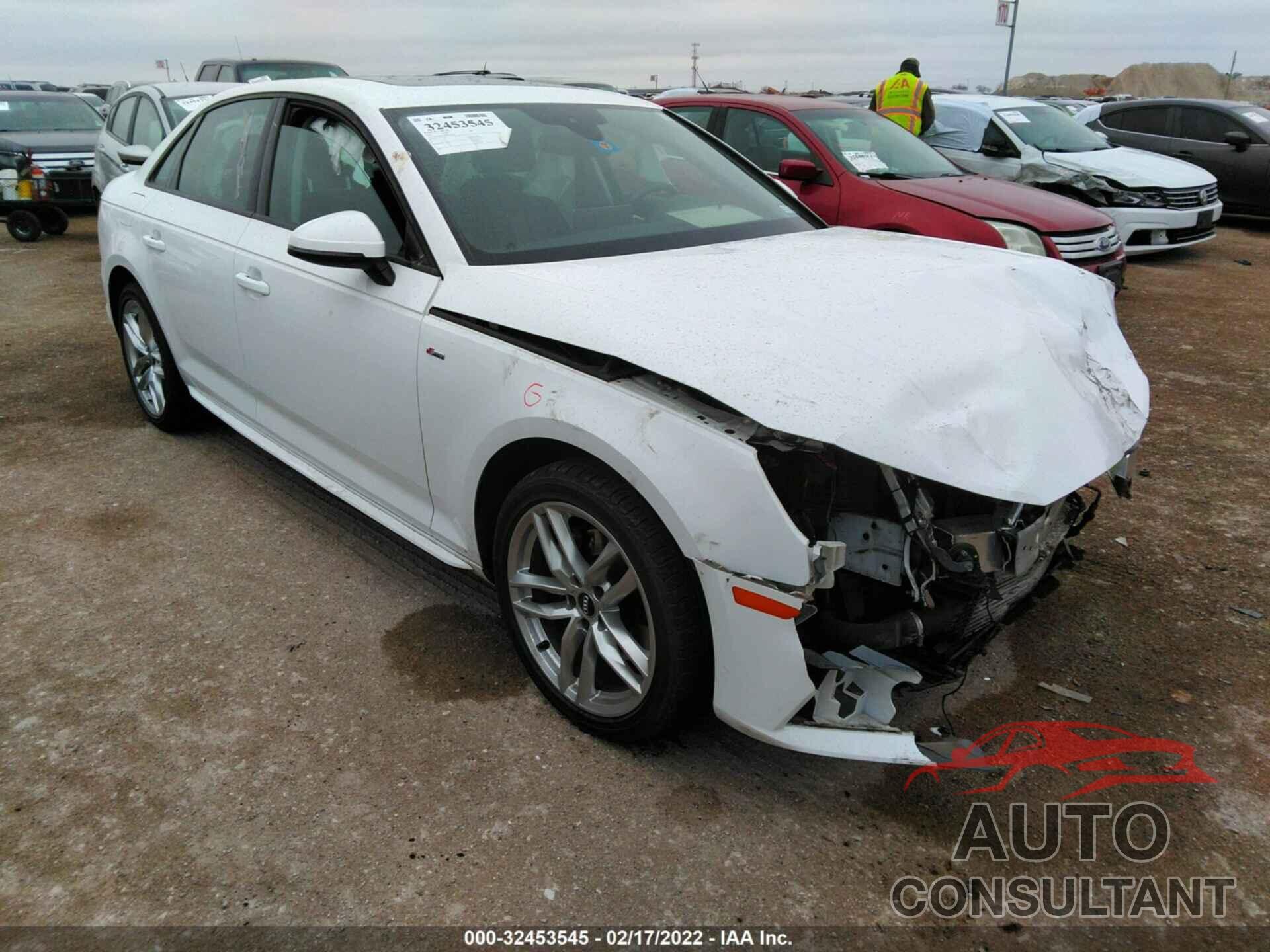 AUDI A4 2017 - WAUKMAF40HN038756