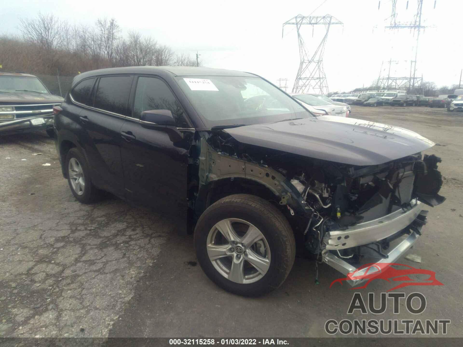 TOYOTA HIGHLANDER 2021 - 5TDBZRBH9MS552153