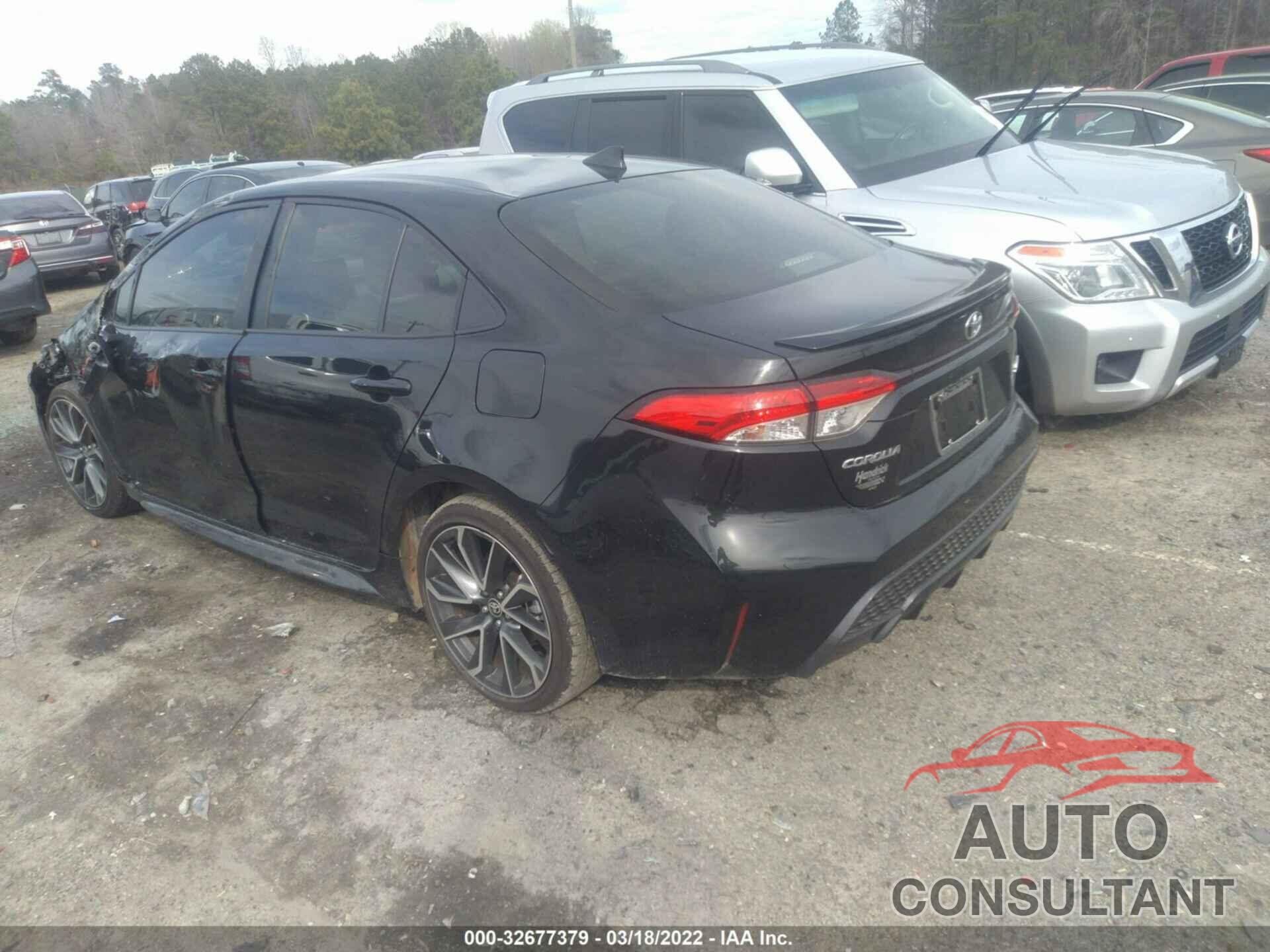TOYOTA COROLLA 2021 - JTDS4MCE2MJ054136