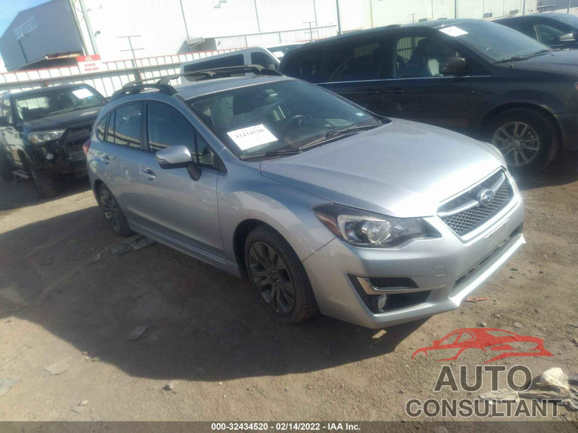 SUBARU IMPREZA WAGON 2016 - JF1GPAU68G8224813