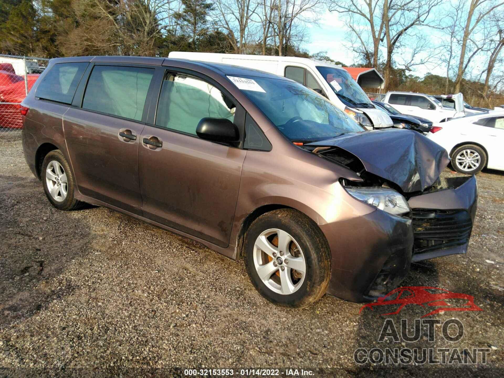 TOYOTA SIENNA 2018 - 5TDZZ3DC9JS955137