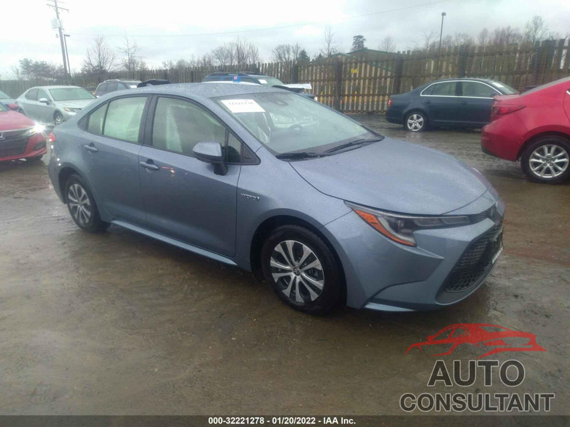 TOYOTA COROLLA 2021 - JTDEAMDE3MJ031887