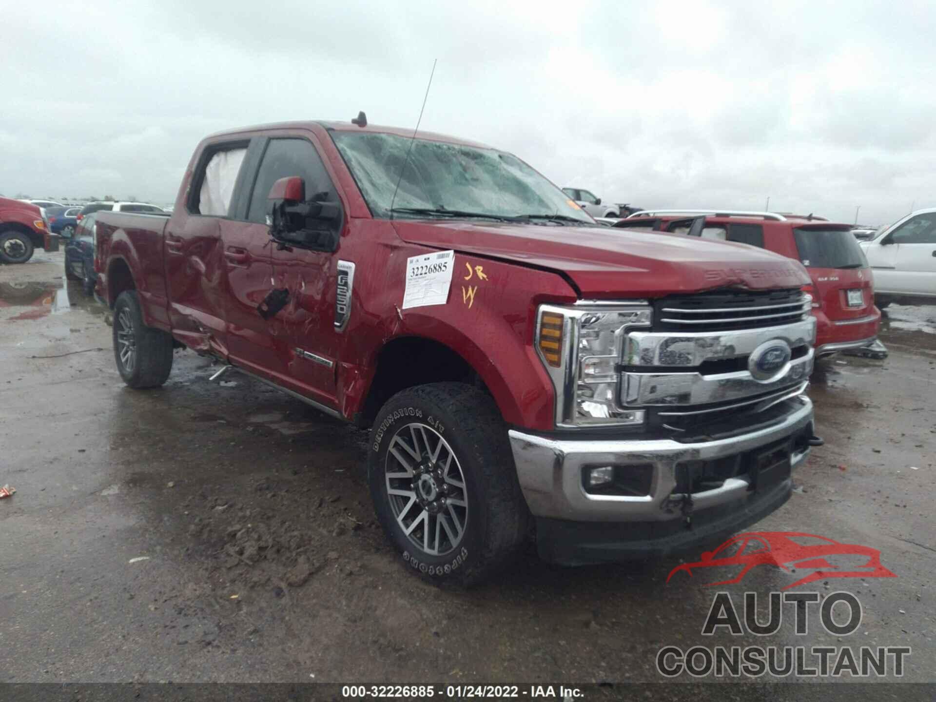 FORD SUPER DUTY F-250 SRW 2019 - 1FT7W2BT7KEC50535