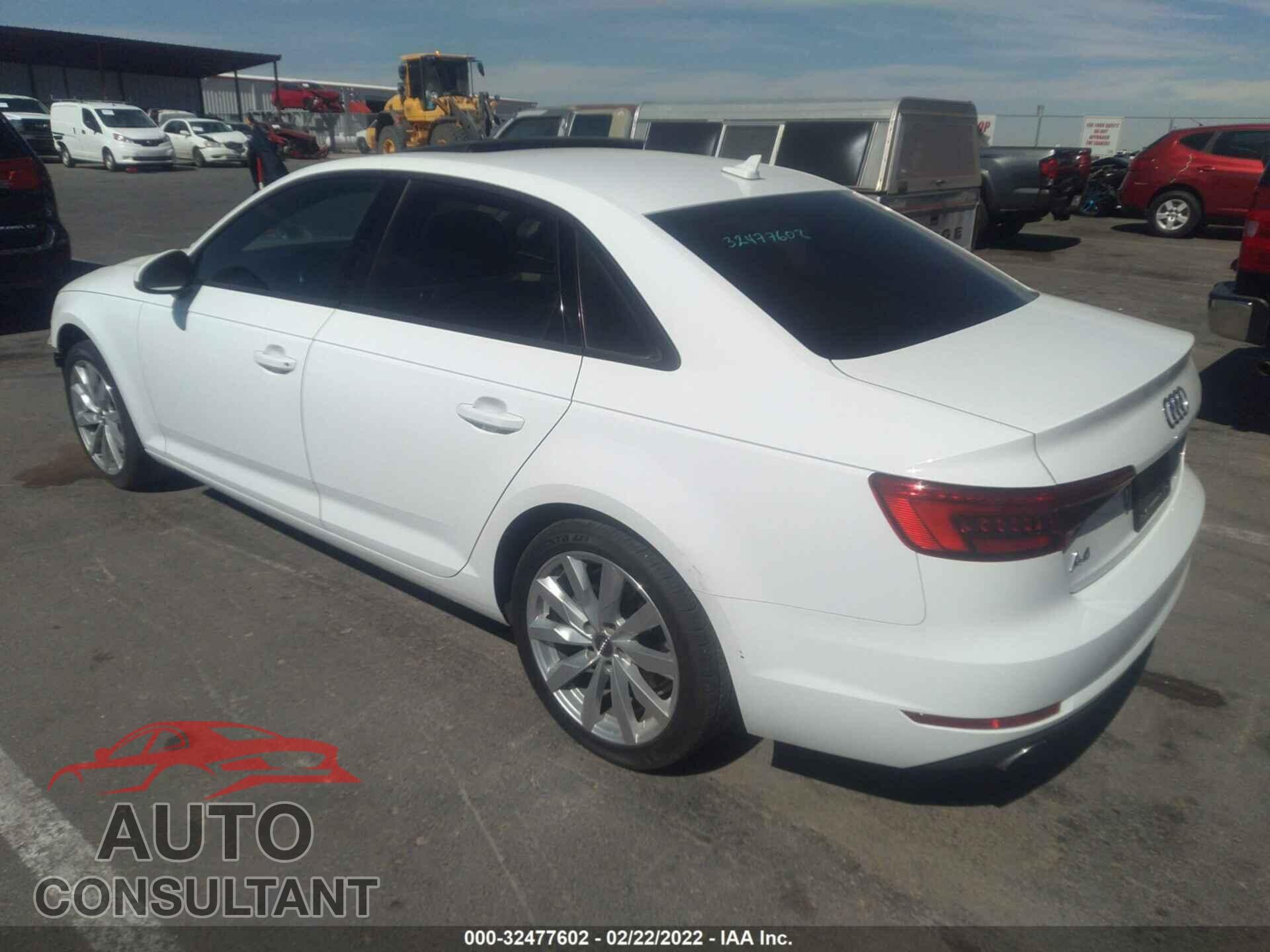 AUDI A4 2017 - WAUGMAF45HA178752