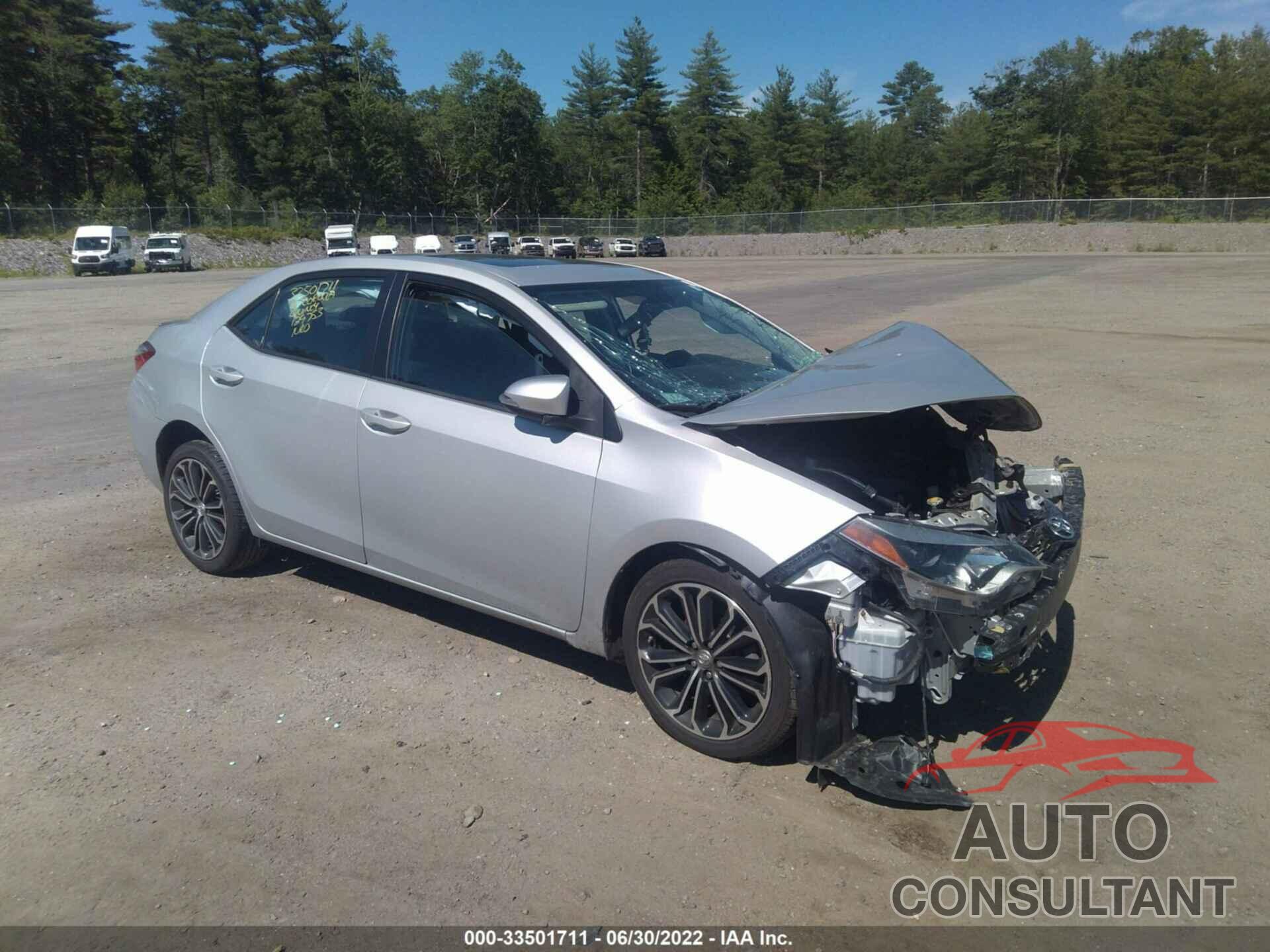 TOYOTA COROLLA 2016 - 2T1BURHE3GC507492