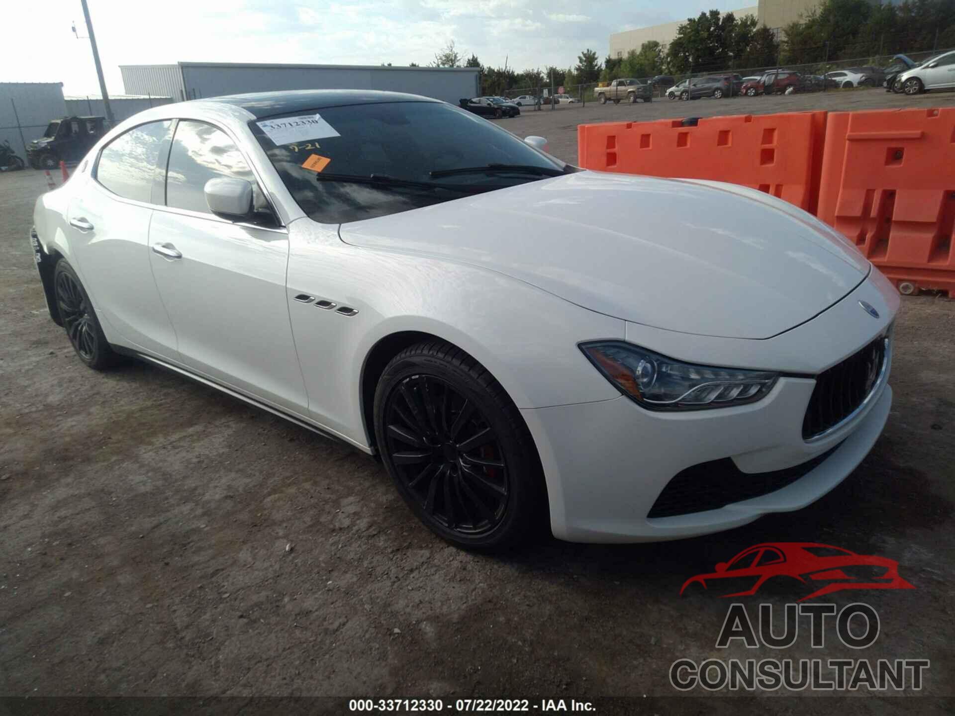 MASERATI GHIBLI 2016 - ZAM57XSA5G1170838