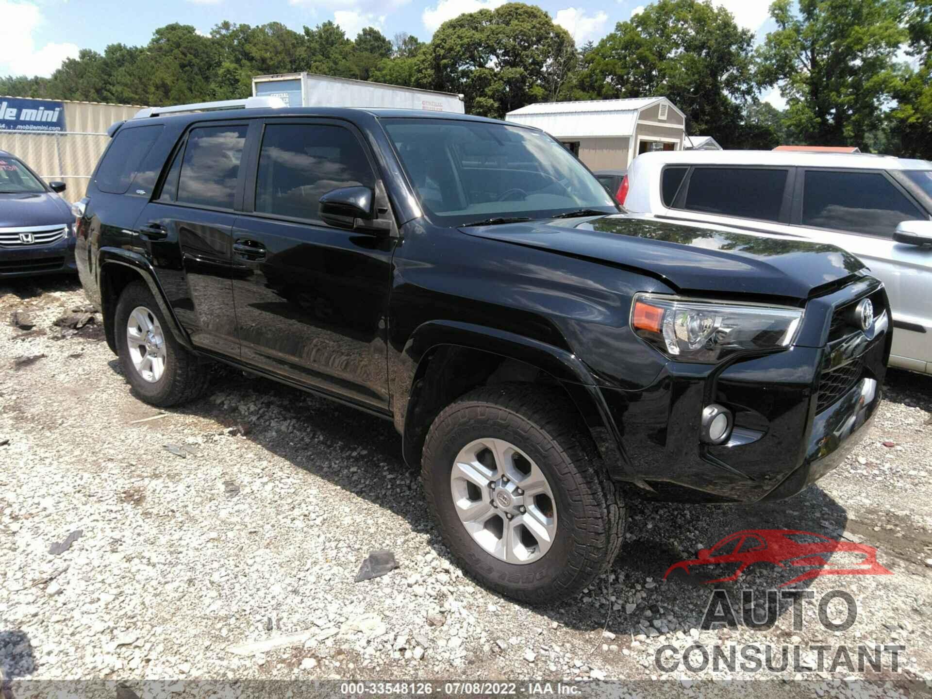 TOYOTA 4RUNNER 2017 - JTEZU5JR3H5163824