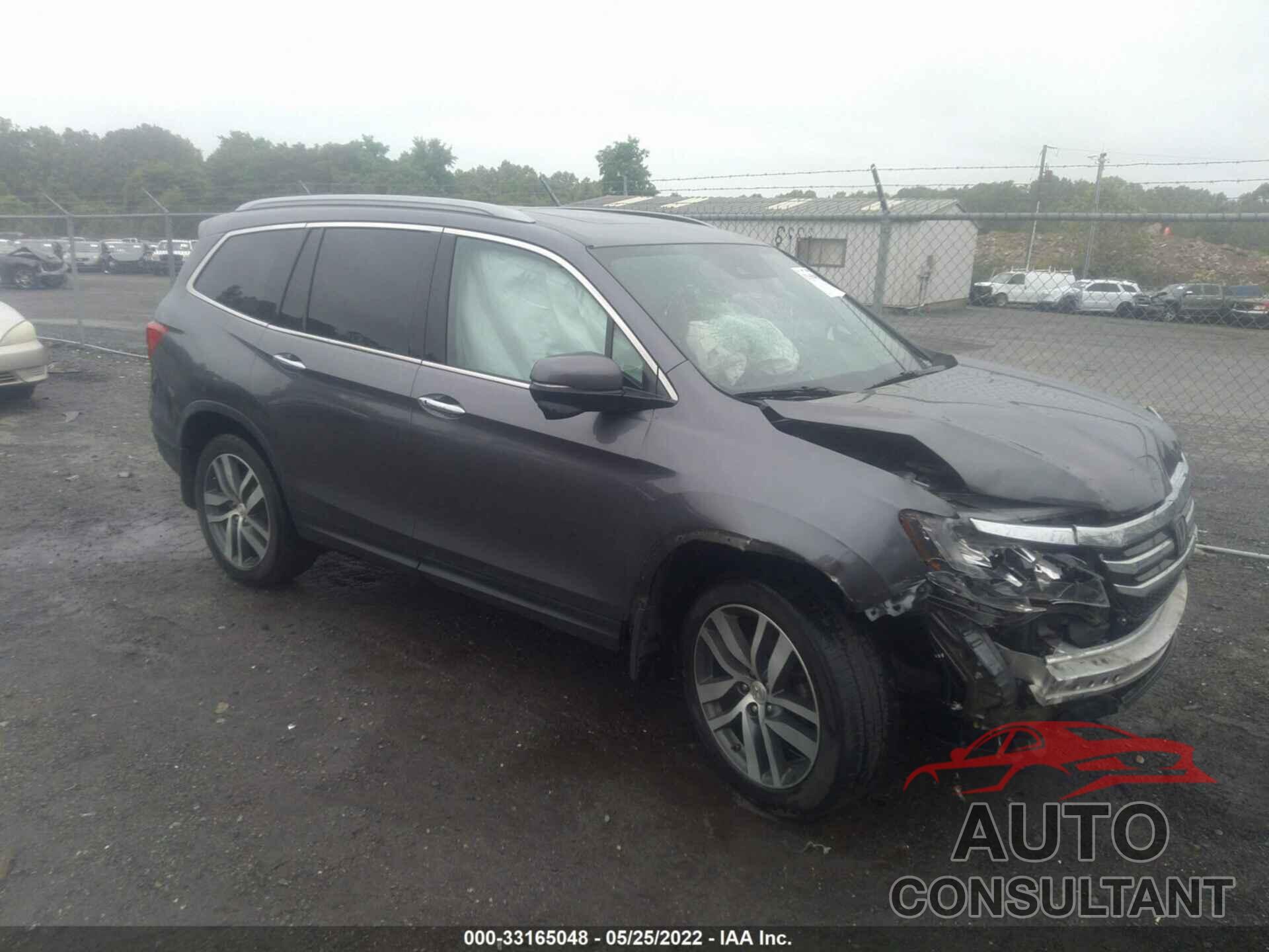 HONDA PILOT 2017 - 5FNYF6H91HB034792