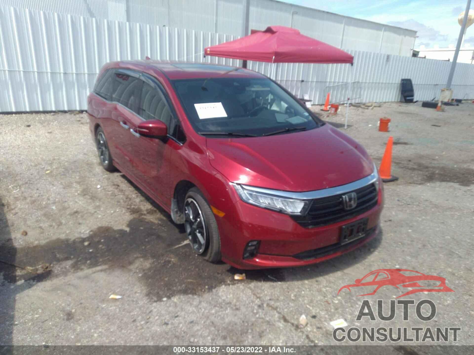 HONDA ODYSSEY 2022 - 5FNRL6H94NB043463