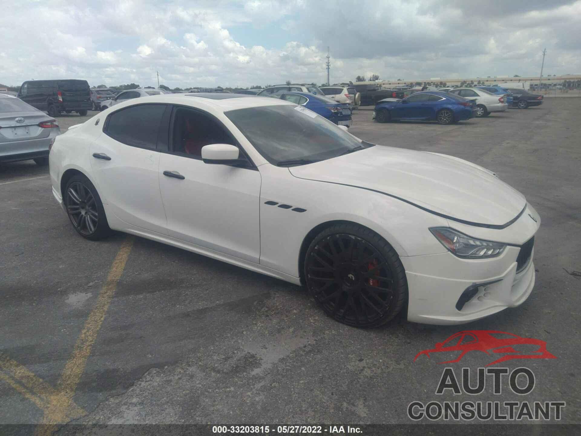 MASERATI GHIBLI 2016 - ZAM57XSA6G1175630