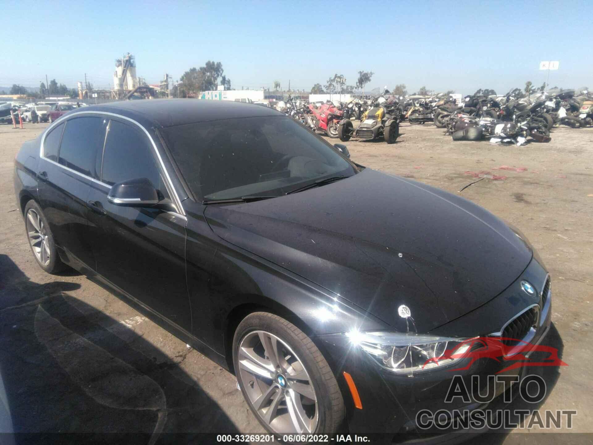 BMW 3 SERIES 2018 - WBA8B9G57JNU57442