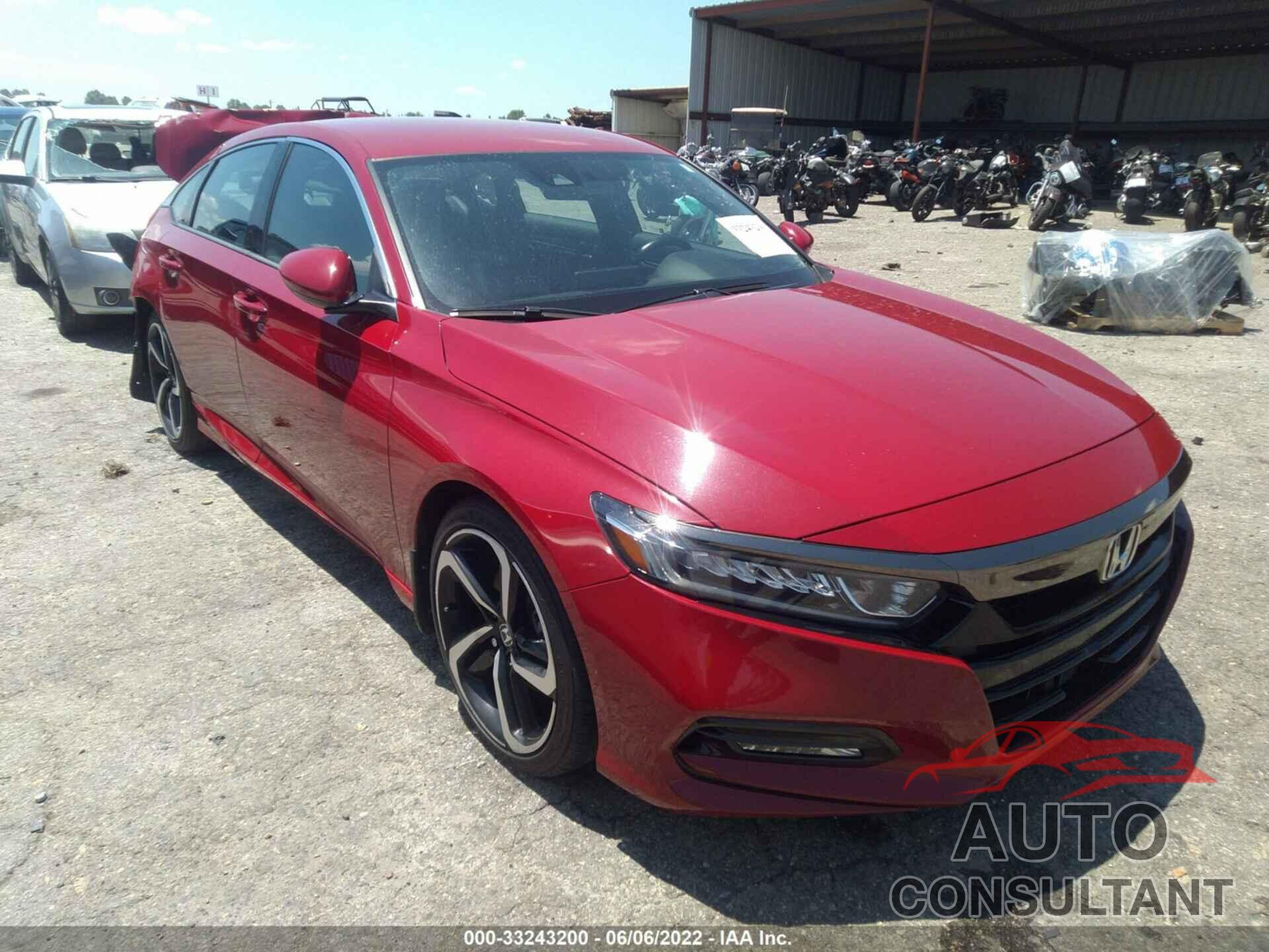 HONDA ACCORD SEDAN 2018 - 1HGCV1F35JA016598