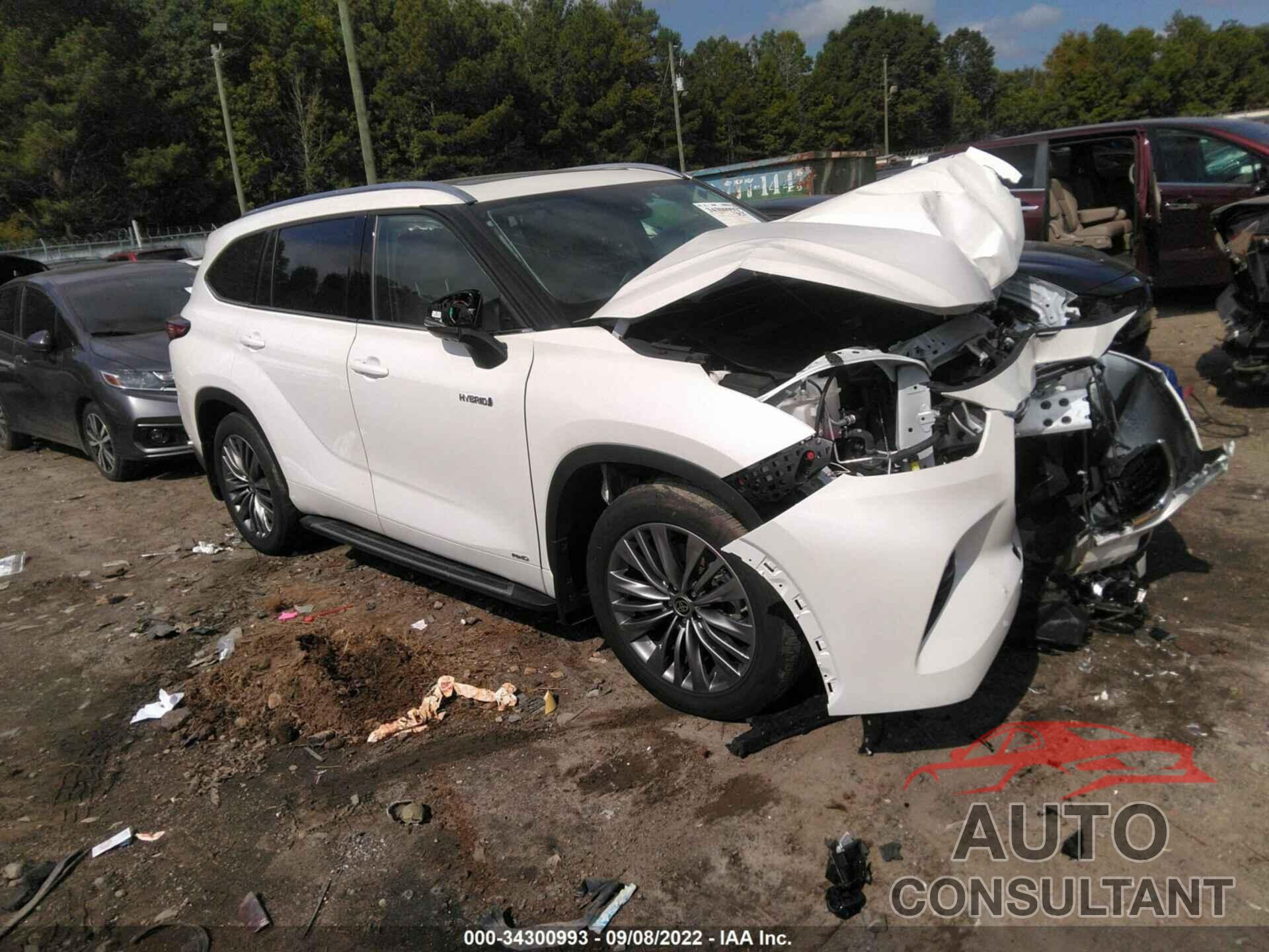TOYOTA HIGHLANDER 2021 - 5TDEBRCH0MS048140