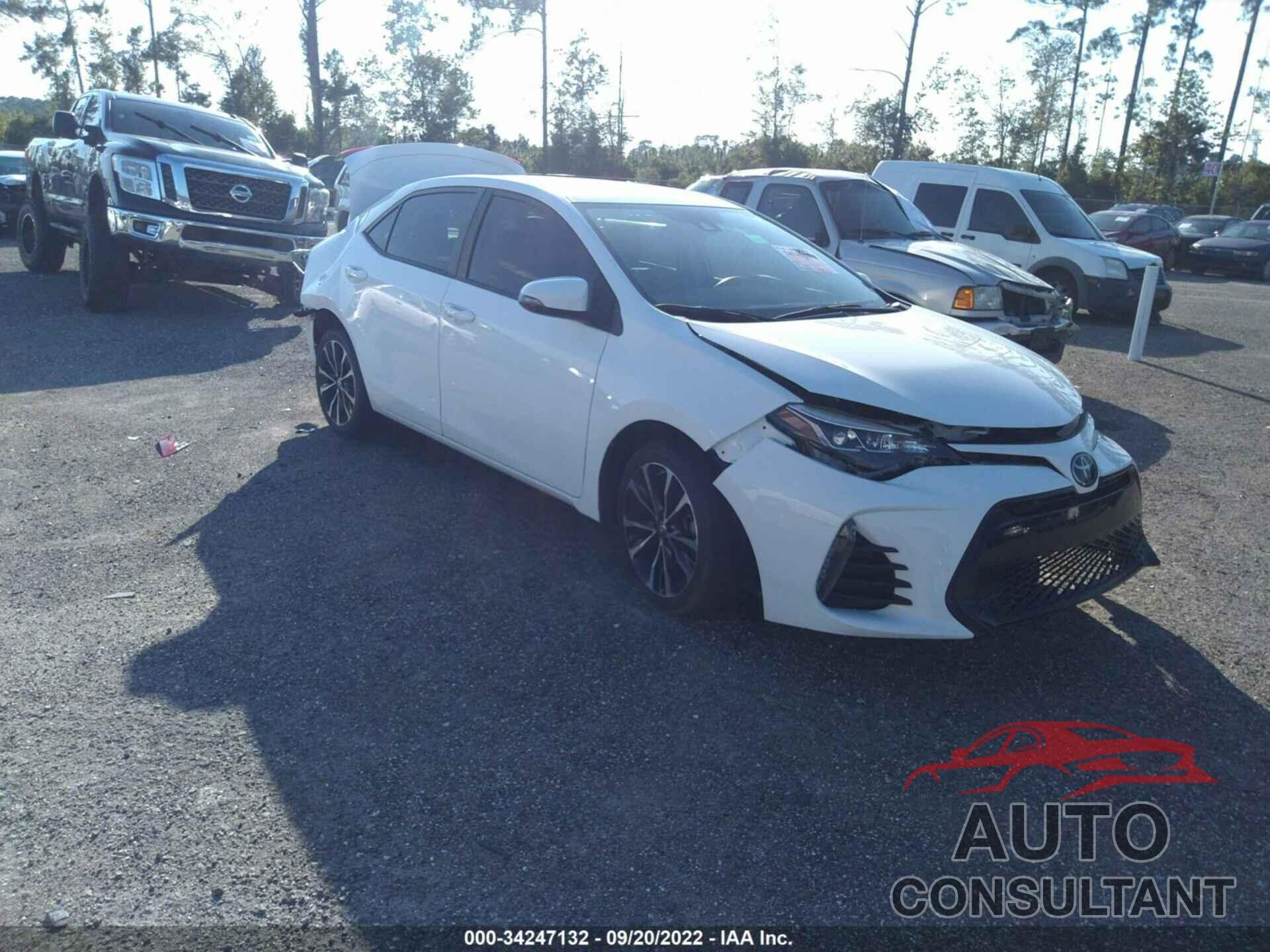 TOYOTA COROLLA 2019 - 5YFBURHE7KP917706