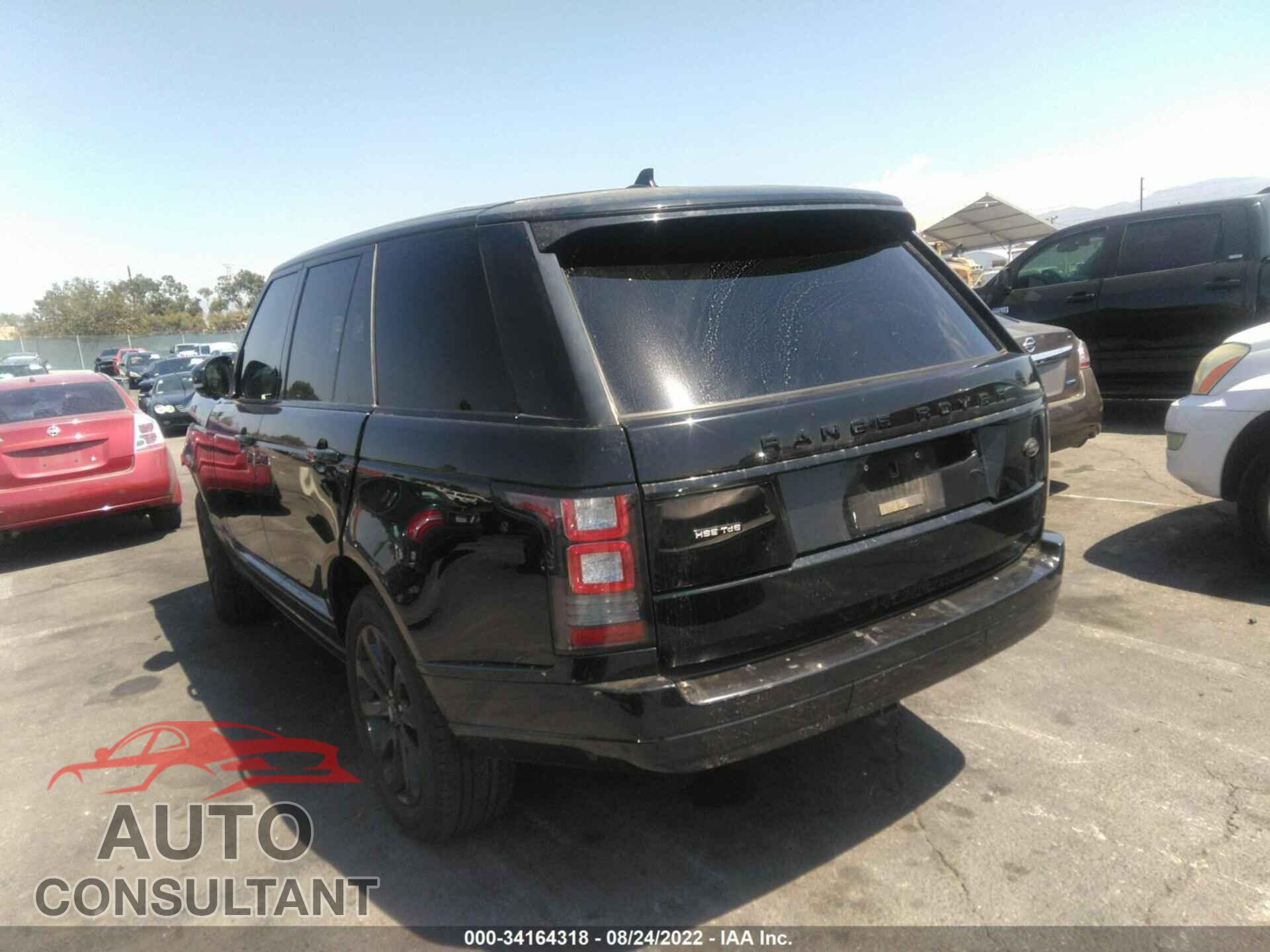 LAND ROVER RANGE ROVER 2016 - SALGS2KF4GA266348