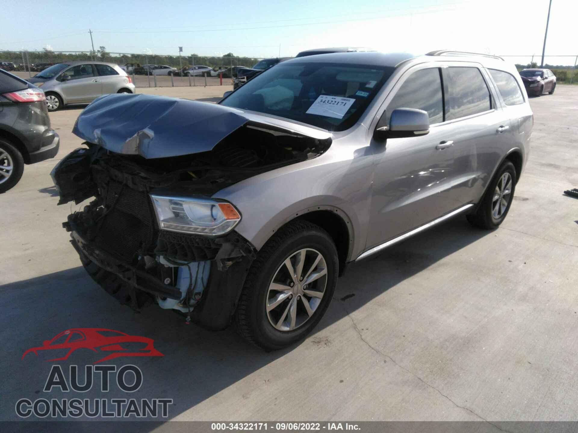 DODGE DURANGO 2016 - 1C4RDHDG6GC361260