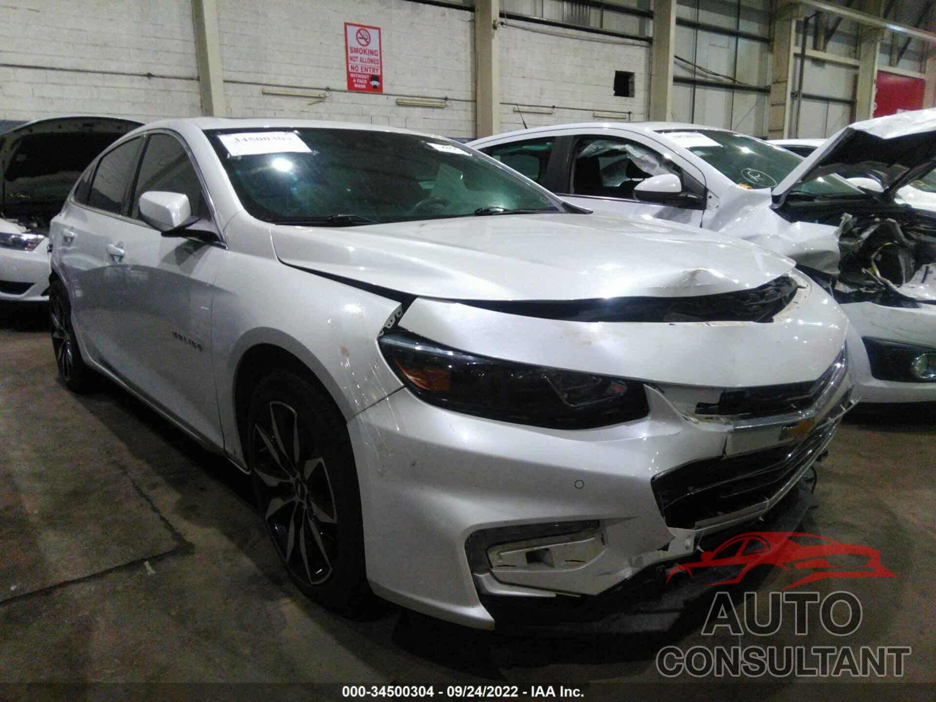 CHEVROLET MALIBU 2018 - 001ZD5ST4JF111917