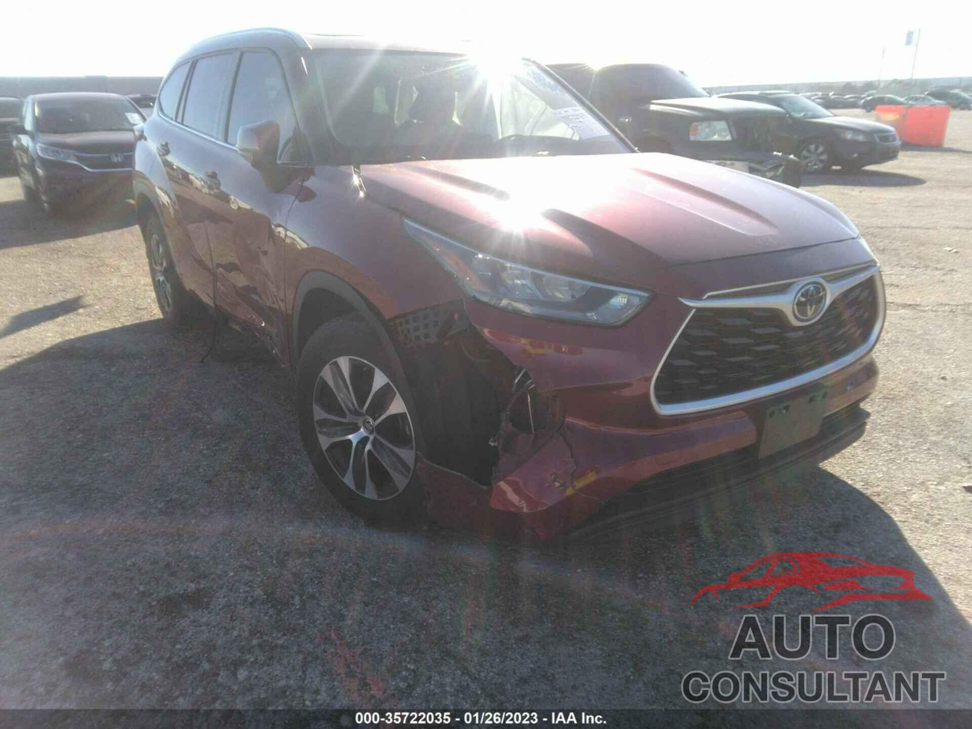 TOYOTA HIGHLANDER 2020 - 5TDGZRAH4LS017964
