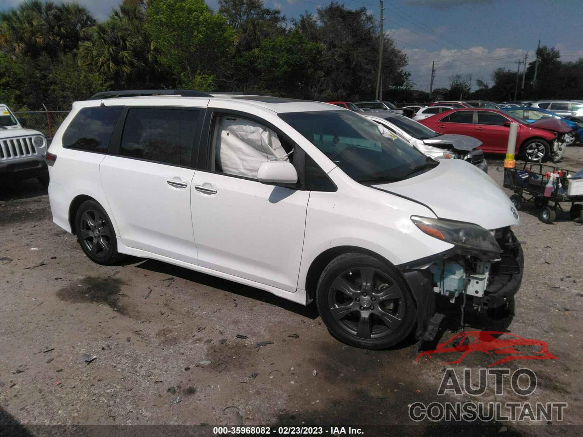 TOYOTA SIENNA 2017 - 5TDXZ3DC8HS827697