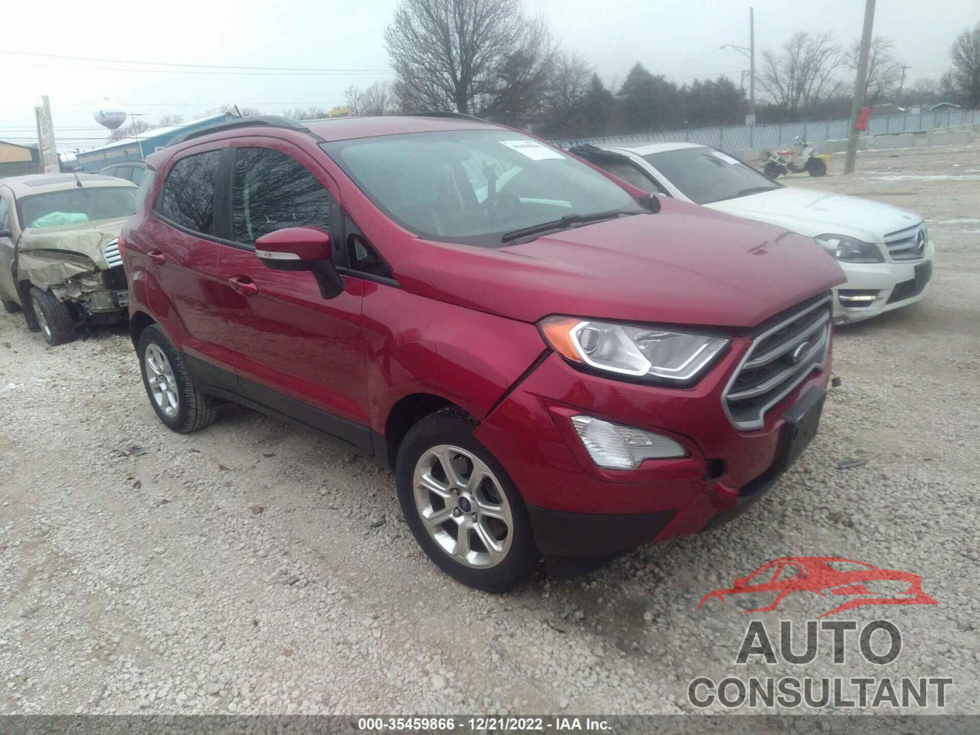 FORD ECOSPORT 2018 - MAJ3P1TE6JC217550