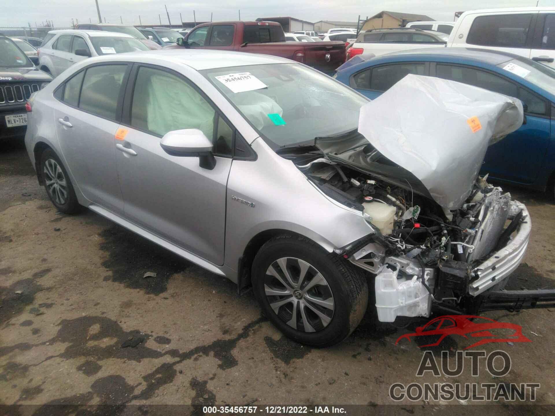 TOYOTA COROLLA 2020 - JTDEBRBE2LJ030306