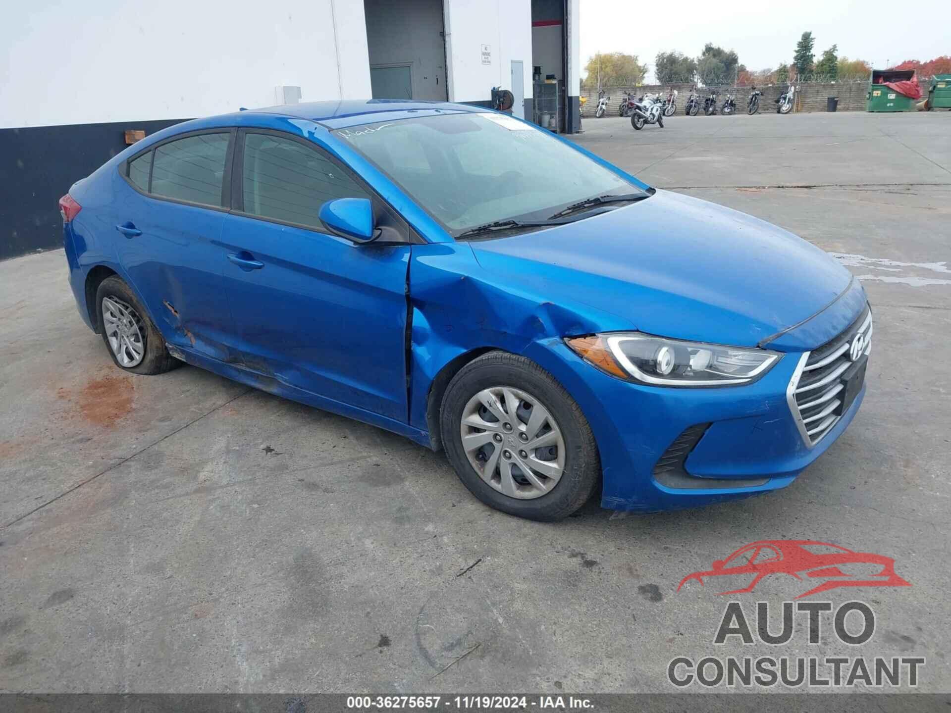 HYUNDAI ELANTRA 2017 - 5NPD74LF9HH204394