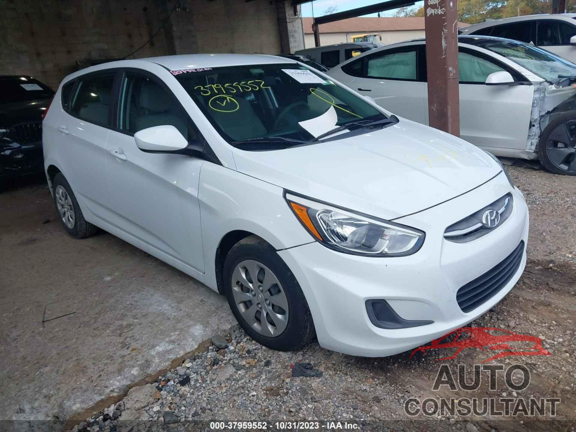 HYUNDAI ACCENT 2017 - KMHCT5AEXHU338596