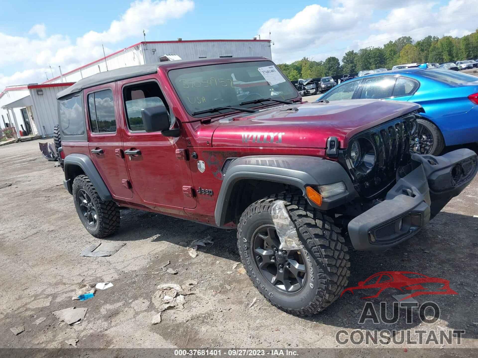 JEEP WRANGLER UNLIMITED 2021 - 1C4HJXDG4MW780104