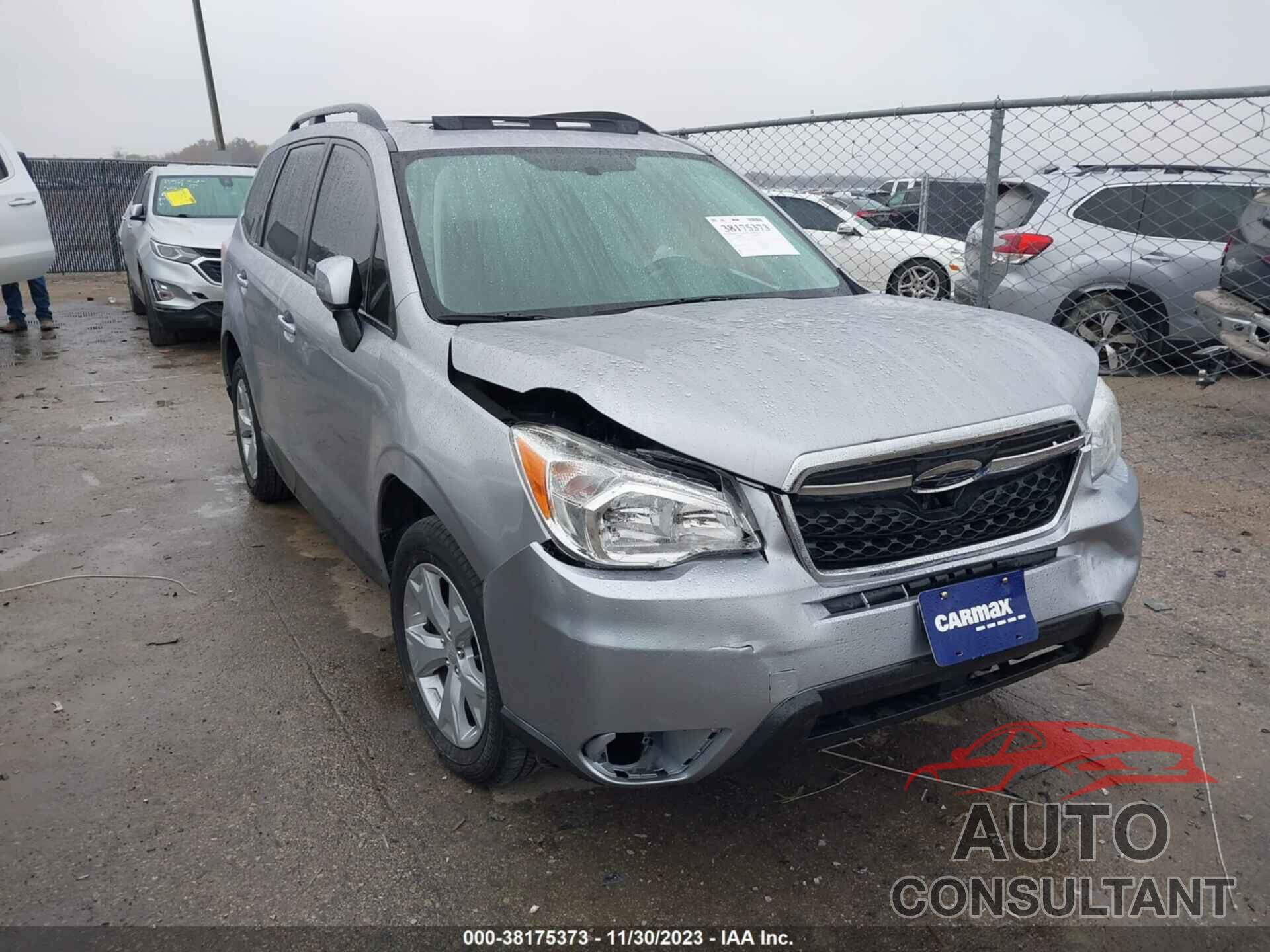 SUBARU FORESTER 2016 - JF2SJADC9GH524986