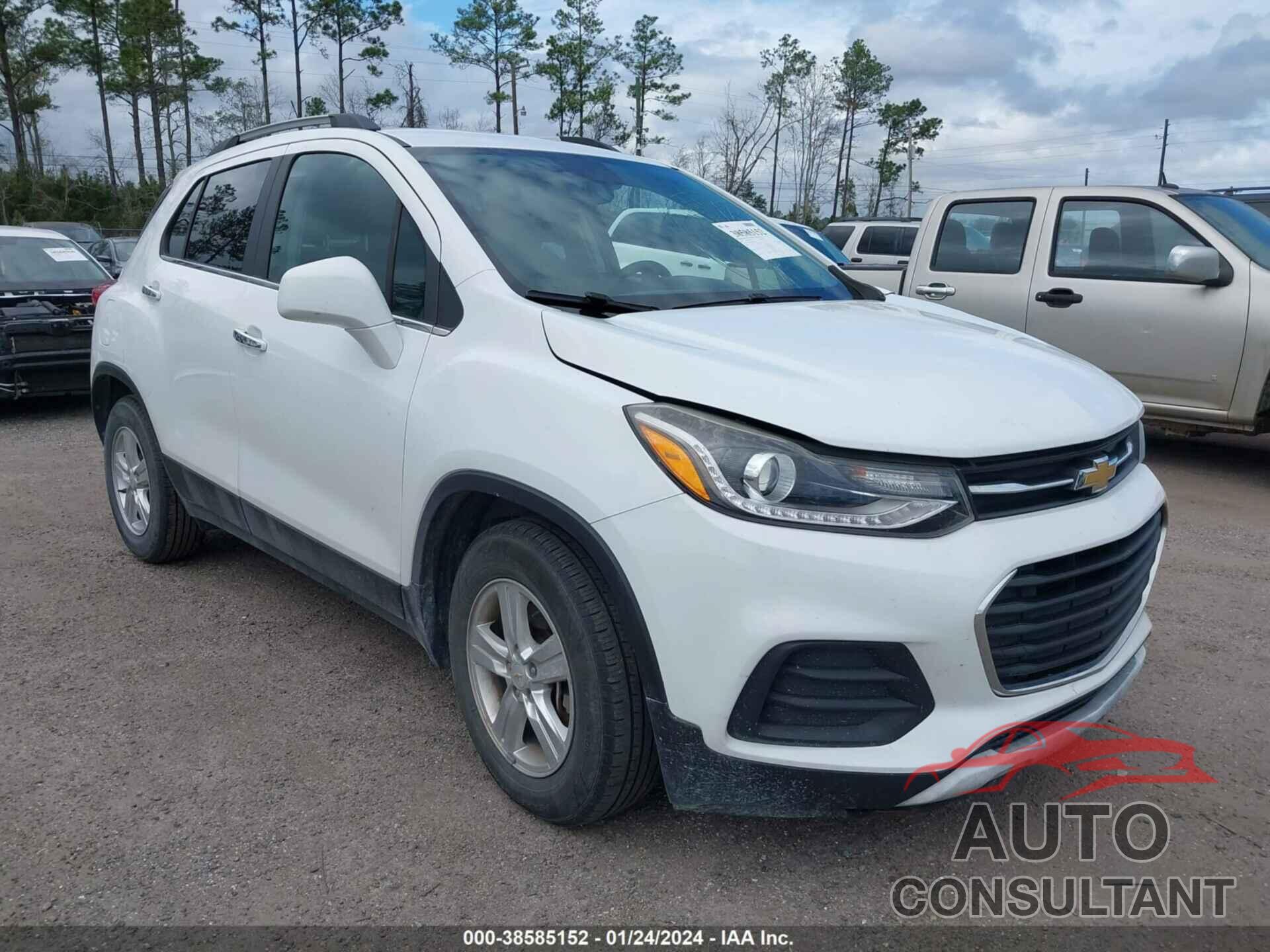 CHEVROLET TRAX 2017 - KL7CJLSB2HB186468