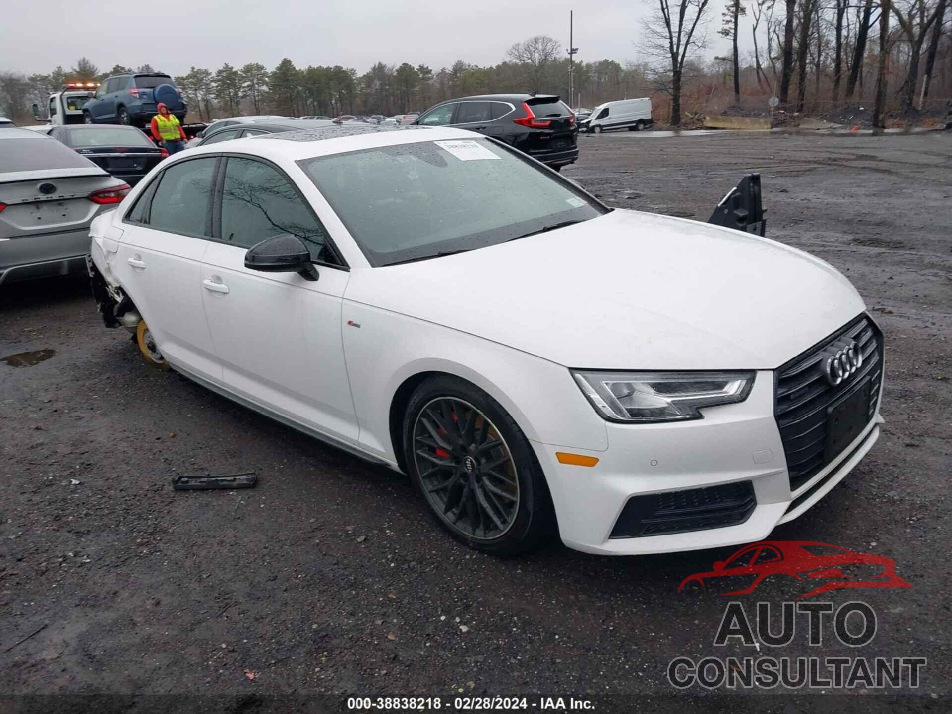 AUDI A4 2018 - WAUENAF44JA084341