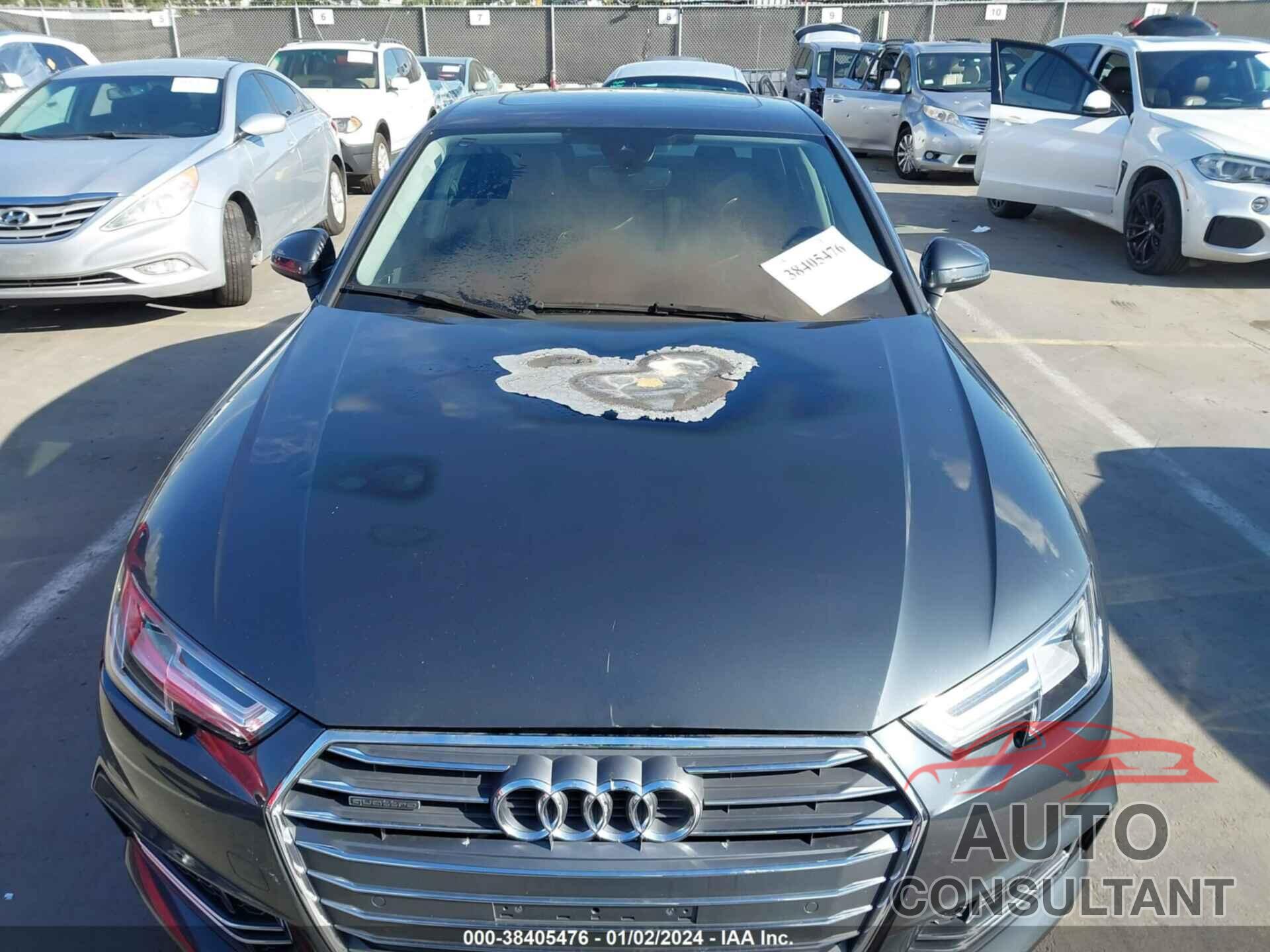 AUDI A4 2017 - WAUENAF47HN038716