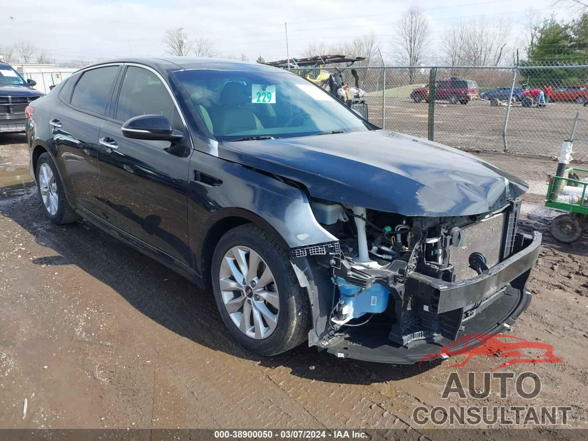 KIA OPTIMA 2017 - 5XXGU4L34HG174549