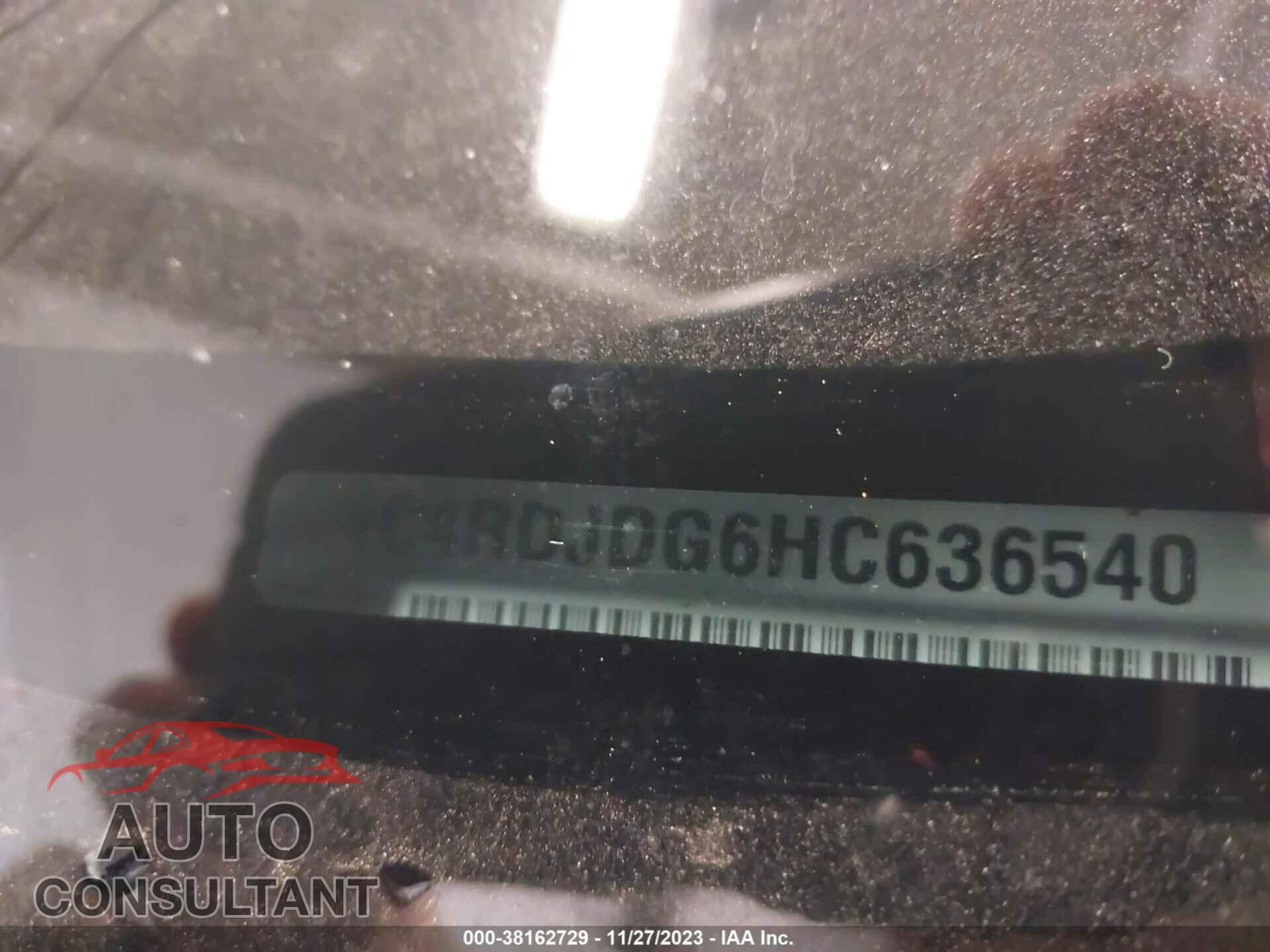 DODGE DURANGO 2017 - 1C4RDJDG6HC636540