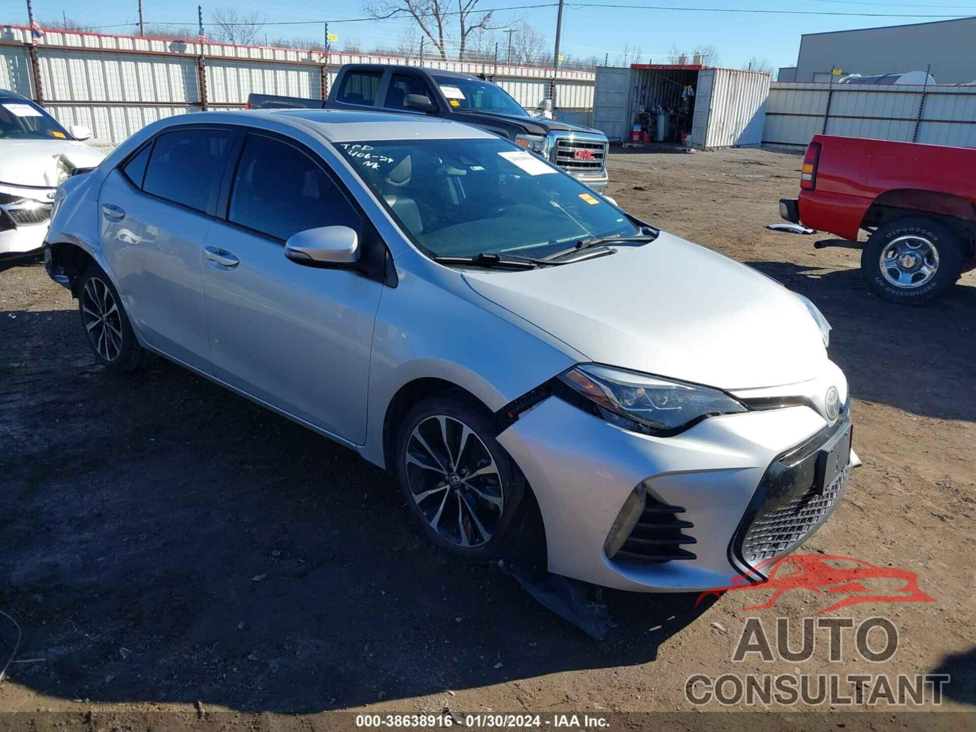 TOYOTA COROLLA 2017 - 2T1BURHE8HC808728