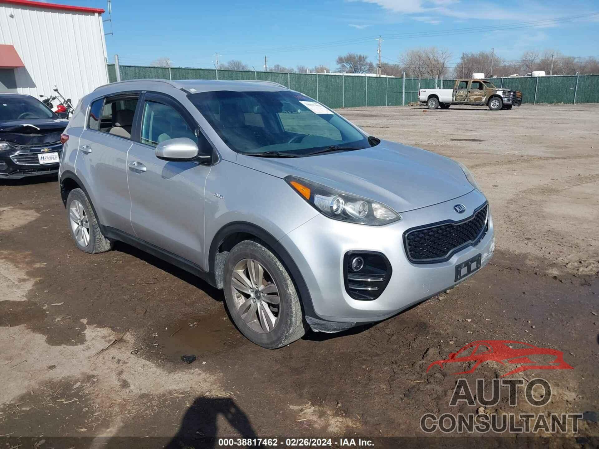 KIA SPORTAGE 2017 - KNDPMCAC8H7073763