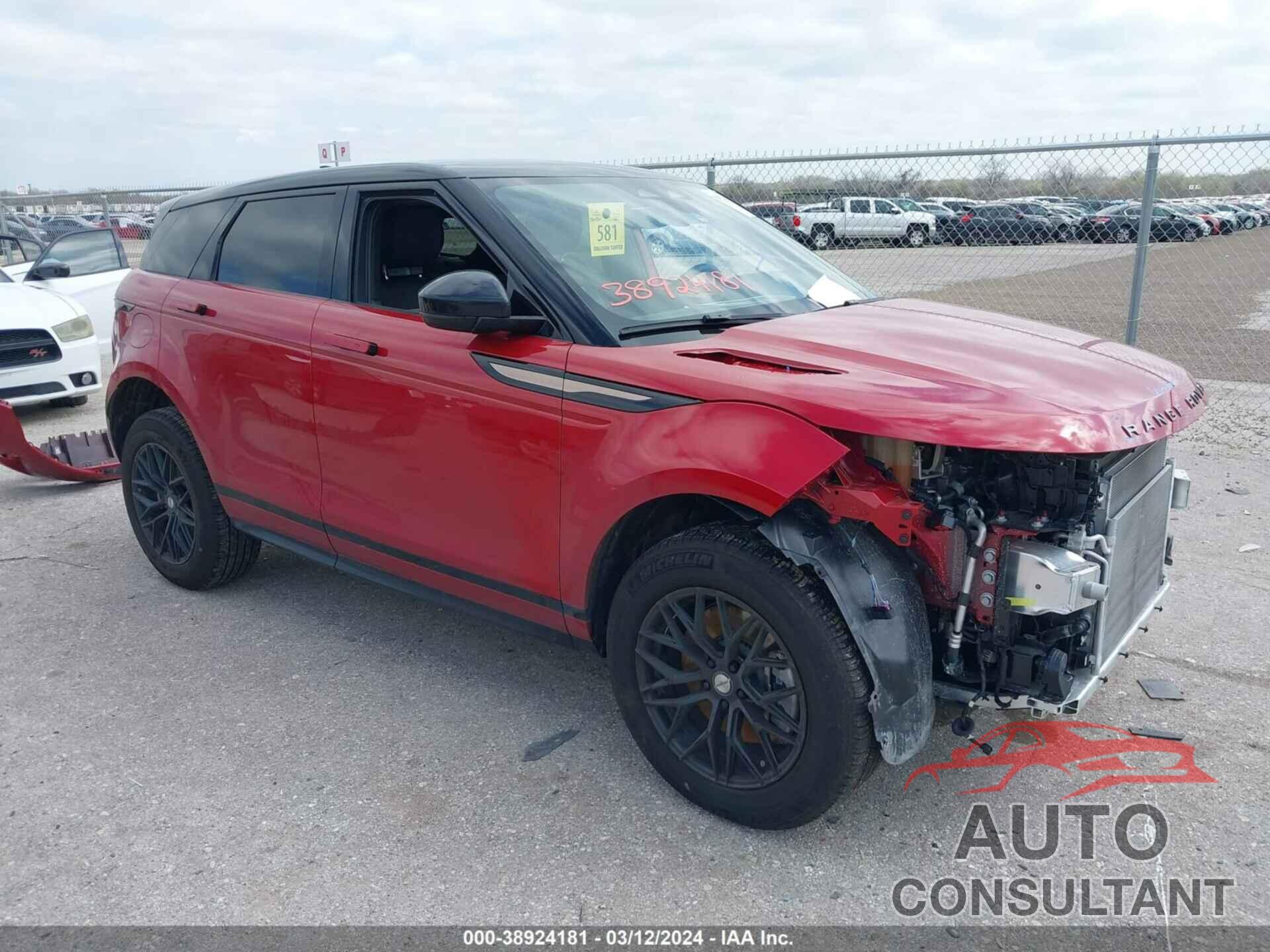 LAND ROVER RANGE ROVER EVOQUE 2022 - SALZT2FX6NH163011